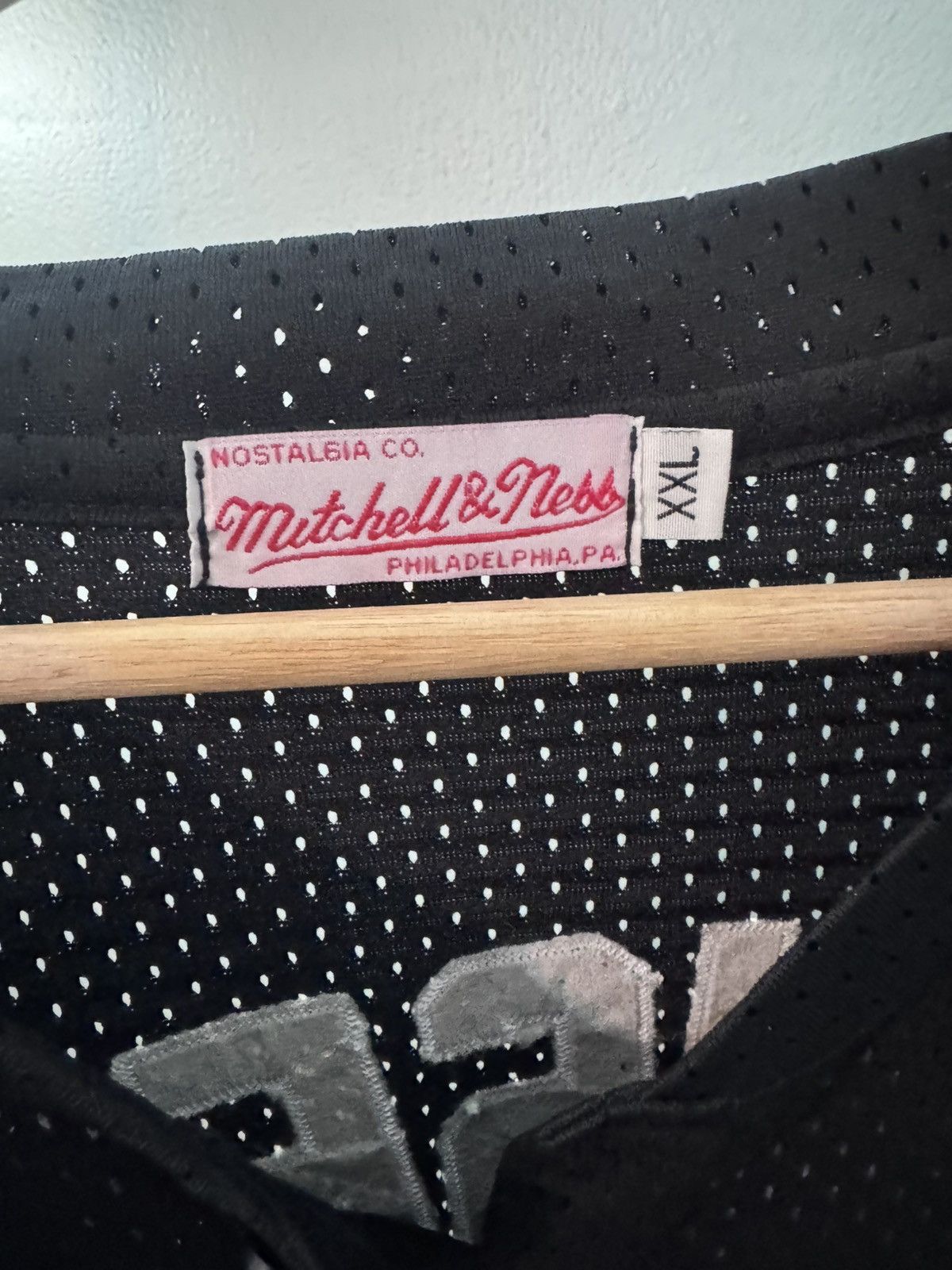 Mitchell & Ness Mitchell & Ness Black Mesh Cooperstown Collection Jersey XXL Size US XXL / EU 58 / 5 - 5 Thumbnail