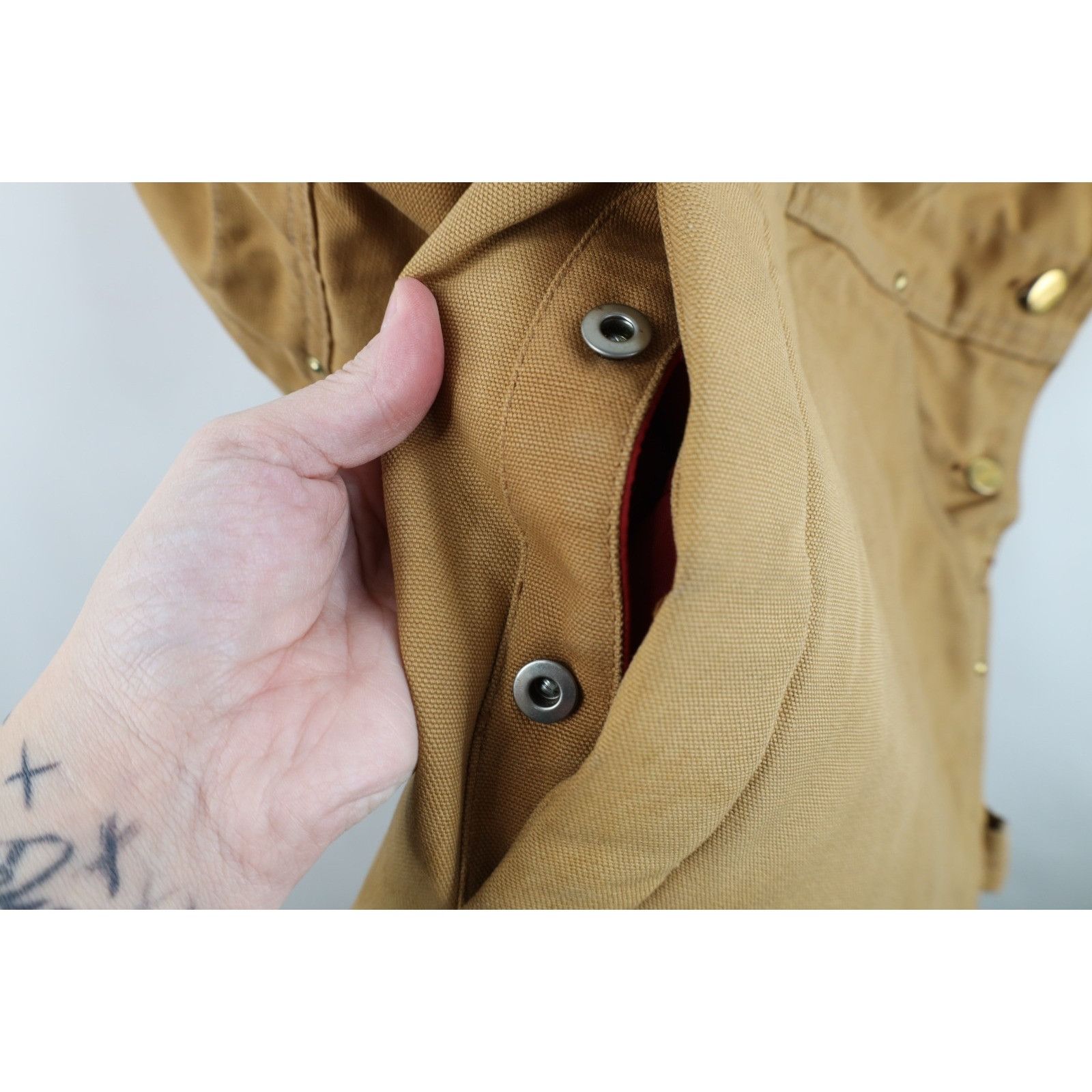 Carhartt Vintage 90s Carhartt Distressed Quilted Canvas Overalls Size US 44 / EU 60 - 11 Thumbnail