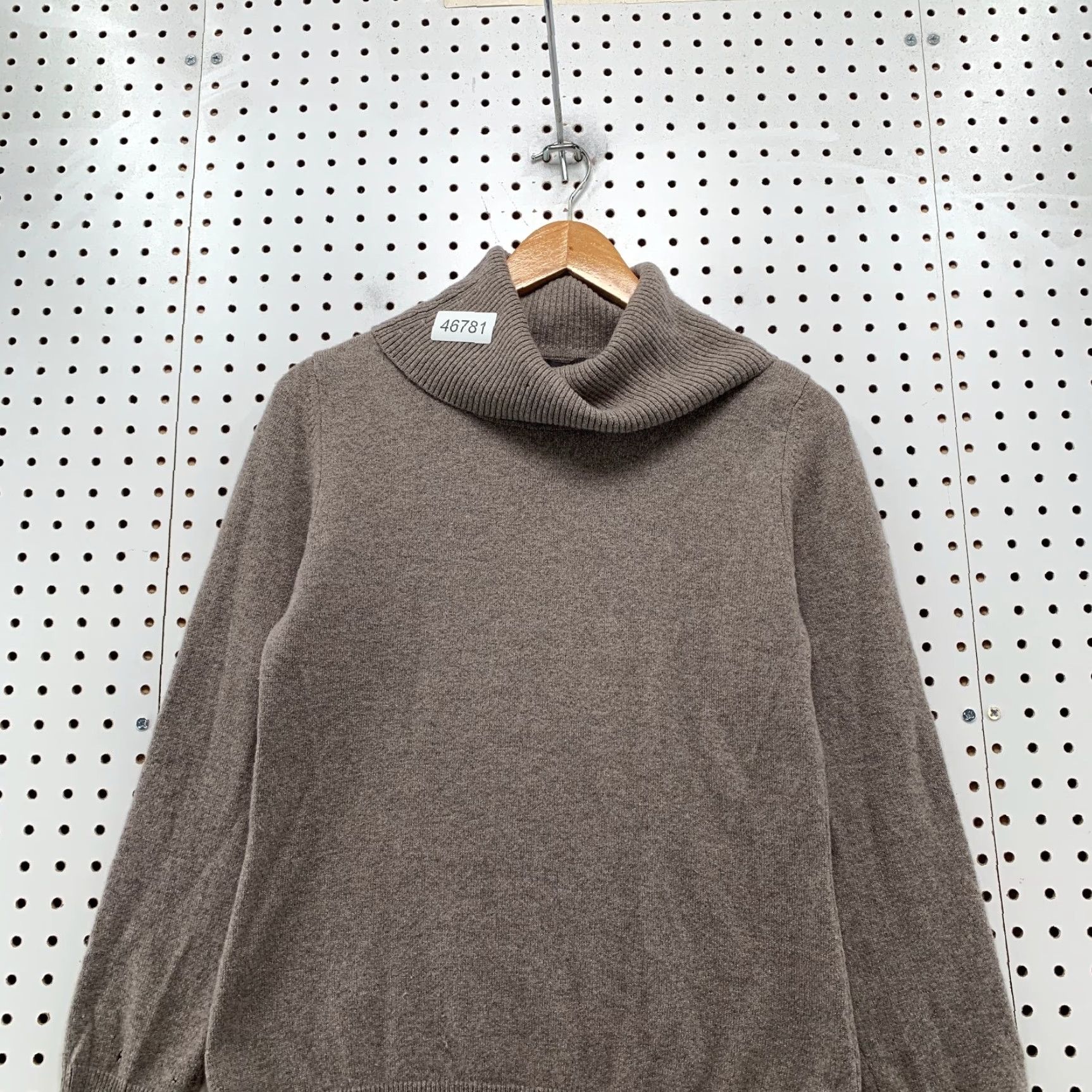 C&A C&A Pure Cashmere Sweater Womens Small Brown 100% Cashmere Cowl Turtle Neck Cozy Size S / US 4 / IT 40 - 4 Thumbnail