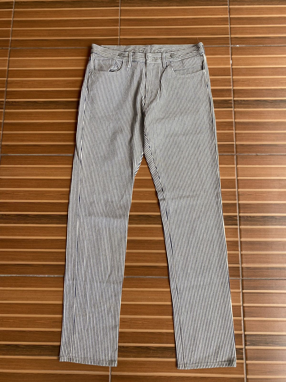 Japanese Brand × Kim Jones Japanese Kim Jones Striped Pants Size US 31 - 1 Thumbnail