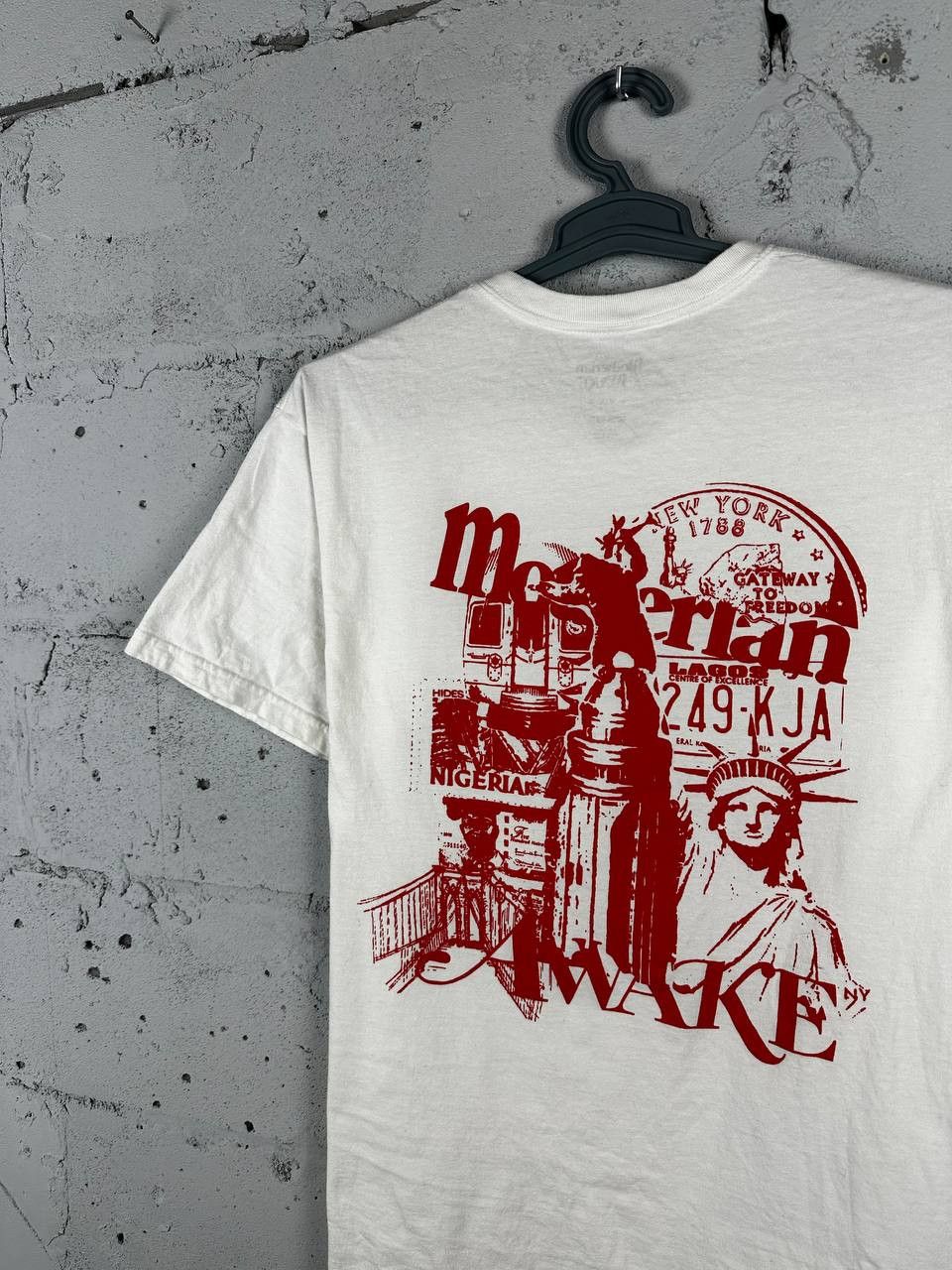 Awake NY Awake Motherlan NY Logo White T-Shirt Size US L / EU 52-54 / 3 - 8 Thumbnail