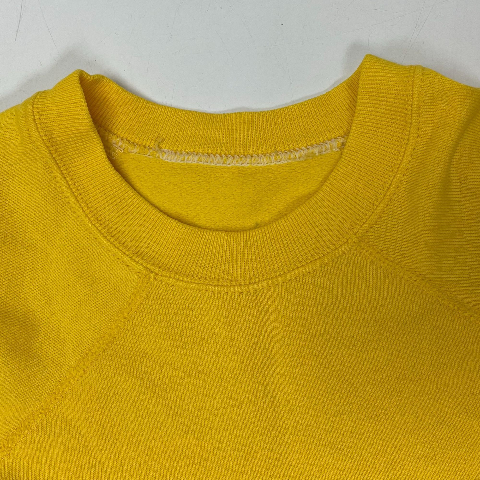 Other VtgTRI BLEND Solid Canary Yellow Pullover RAGLAN Sweatshirt Size US L / EU 52-54 / 3 - 2 Thumbnail