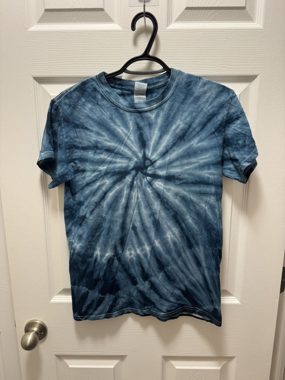 Gildan Gildan Heavy Cotton Blue Tie Dye Vintage Blank Size US S / EU 44-46 / 1 - 1 Thumbnail