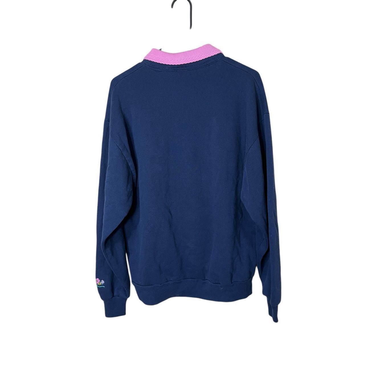 Other Vintage Morning Sun 90s Grandmacore Flower Print Crewneck Sw Size L / US 10 / IT 46 - 9 Thumbnail