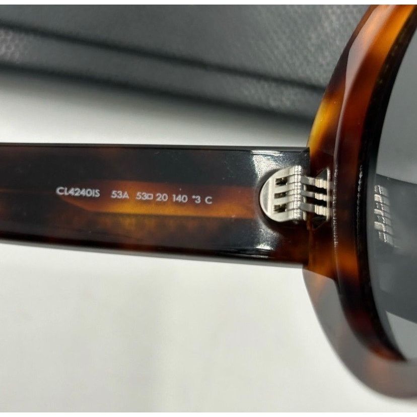 Celine Women's Celine Havana brown crystal sunglasses made in Italy Size ONE SIZE - 6 Thumbnail