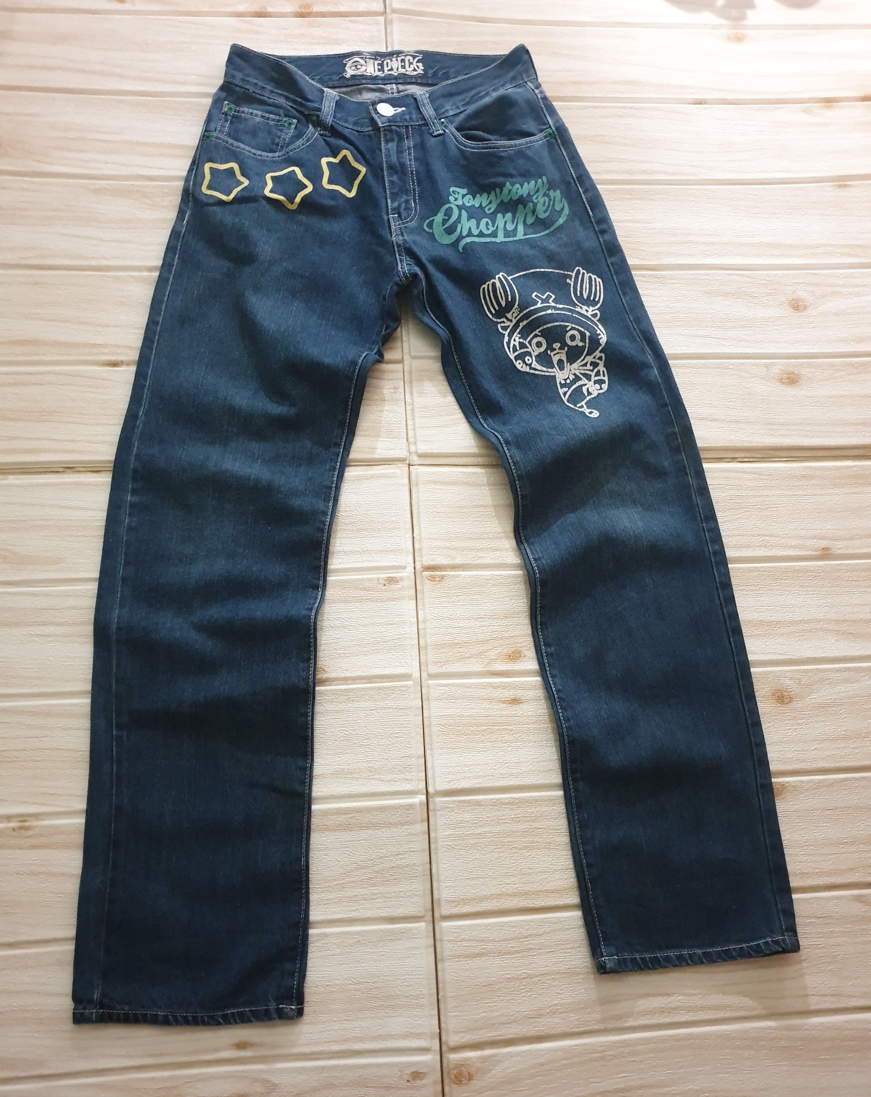 Japanese Brand × One Piece 💥One piece anime Japanese brand pant Size US 29 - 4 Thumbnail