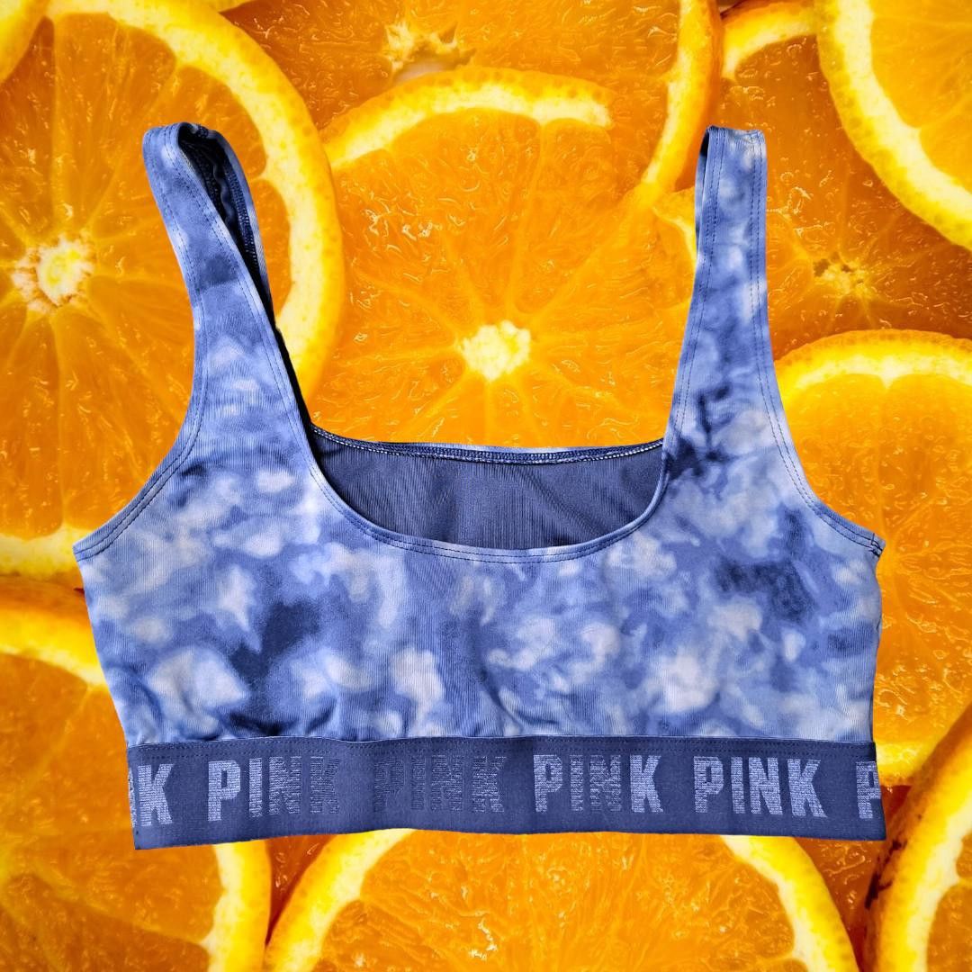 Victoria's Secret Victoria's Secret Blue Tie Dye Sports Bra Size Small Size ONE SIZE - 2 Thumbnail