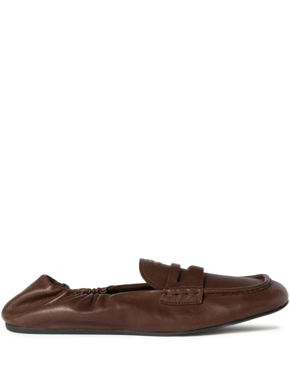 Ruches Nappa Leather Loafers, Women's (Size 8.5)
