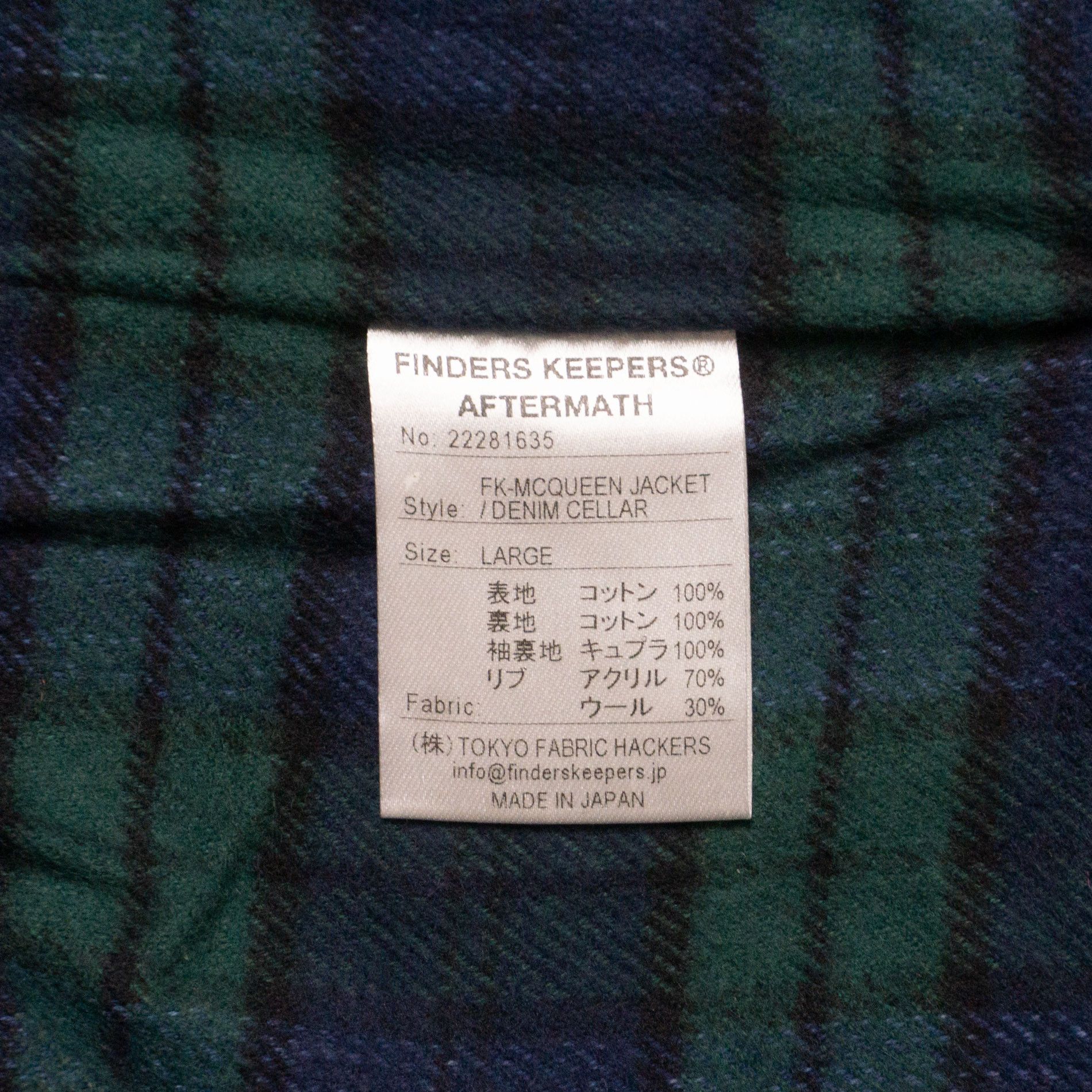 Other FINDERS KEEPERS x DENIM CELLAR - McQueen Jacket Size: L Size US L / EU 52-54 / 3 - 11 Thumbnail