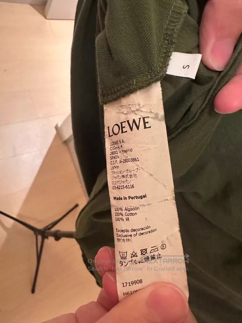 Loewe Loewe Kelly Green T-Shirt, 100% Cotton, Chest Anagram Embr Size US S / EU 44-46 / 1 - 3 Thumbnail