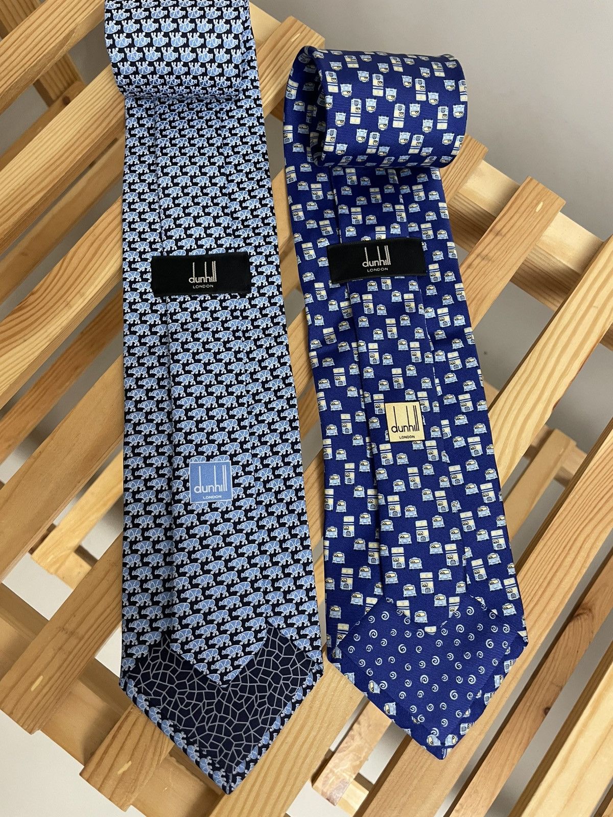 Alfred Dunhill Lot of Dunhill silk ties Size ONE SIZE - 2 Thumbnail