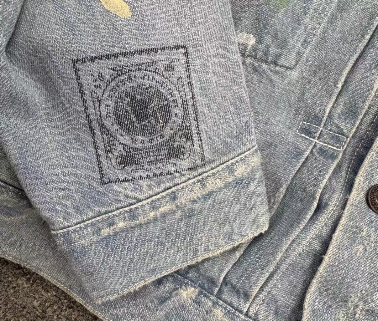 Liberaiders Liberaiders Flag Print Denim Jacket J16 Size US S / EU 44-46 / 1 - 4 Thumbnail