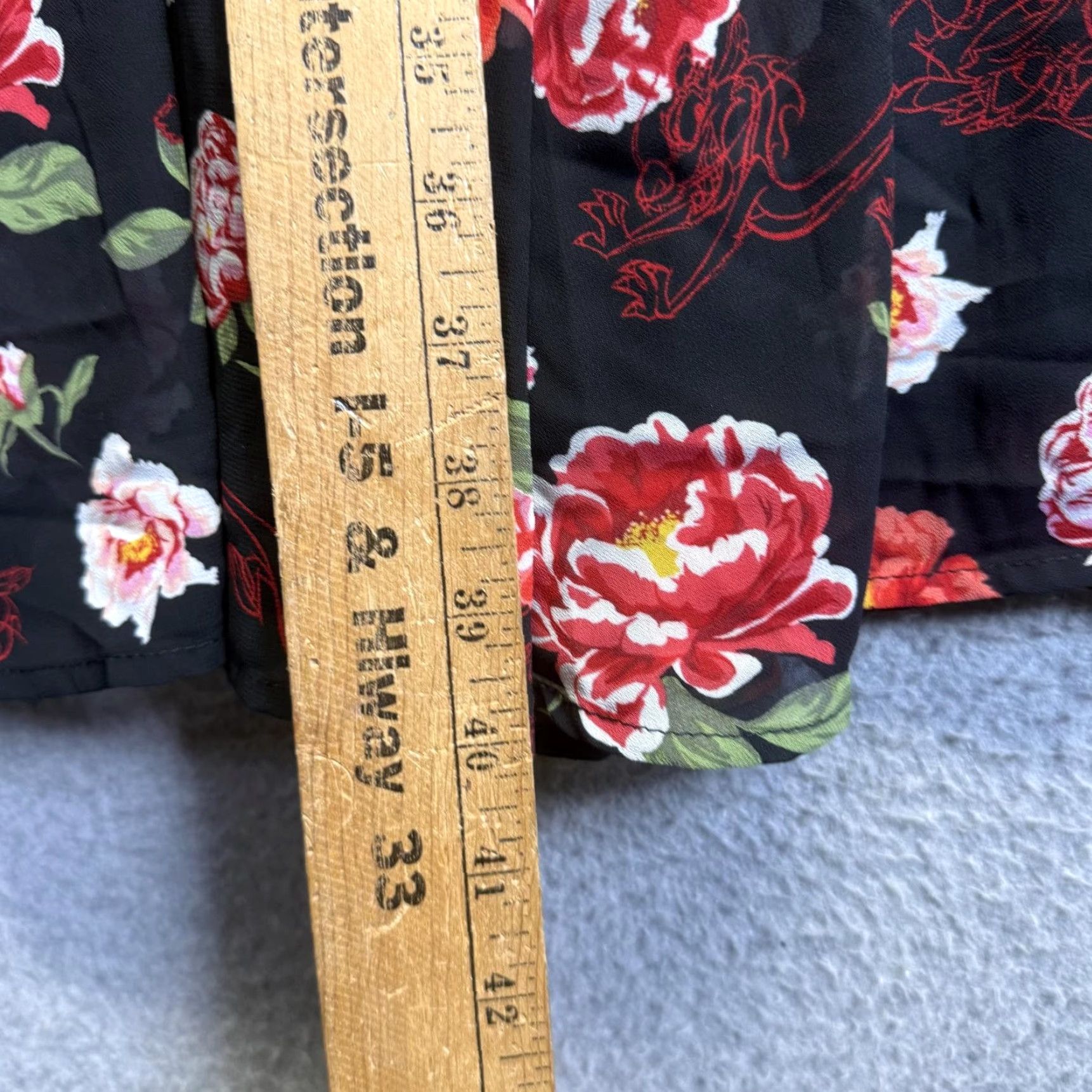 Torrid Torrid X Disney Dress A-Line Mini Black Pink Floral Women’s 20 Plus Size Torrid Women’s Size 20 Plus A-Line Short Dress Mens? Size 3XL / US 20-22 - 5 Thumbnail