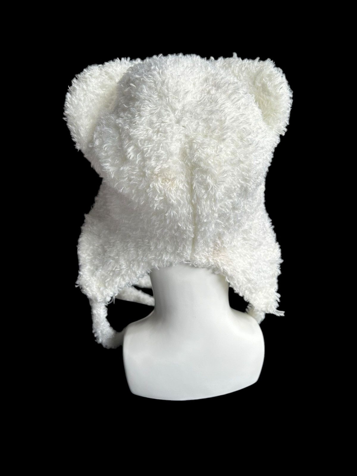 Japanese Brand × Kapital × Vintage Bunny Horn Devil Japanese Style Fur Hairy Beanie Hats 🎌☠️☠️ Size ONE SIZE - 4 Thumbnail