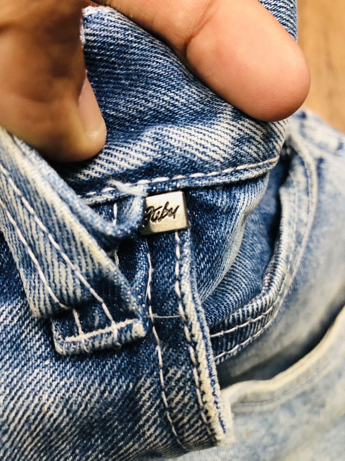 Fubu Fubu Denim Distresses Jeans (21) Size US 35 - 14 Thumbnail