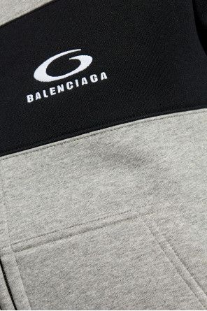 Balenciaga o1tr1nto0426 Loop Sports Icon Sweatsuit Hoodie in Grey/Black Size US XL / EU 56 / 4 - 5 Thumbnail