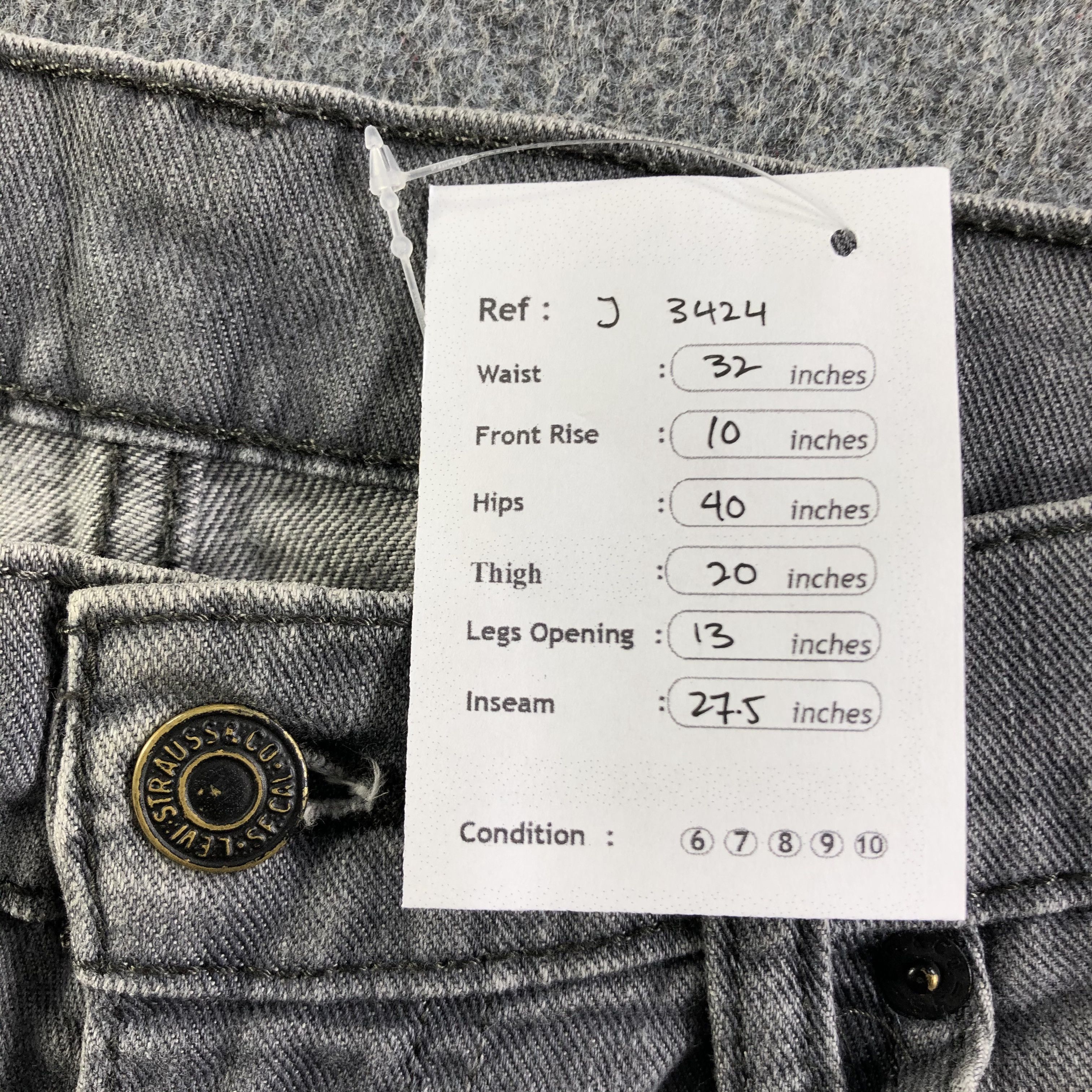 Levi's Vintage Levis 511 Jeans-J3424 Size US 32 / EU 48 - 10 Thumbnail
