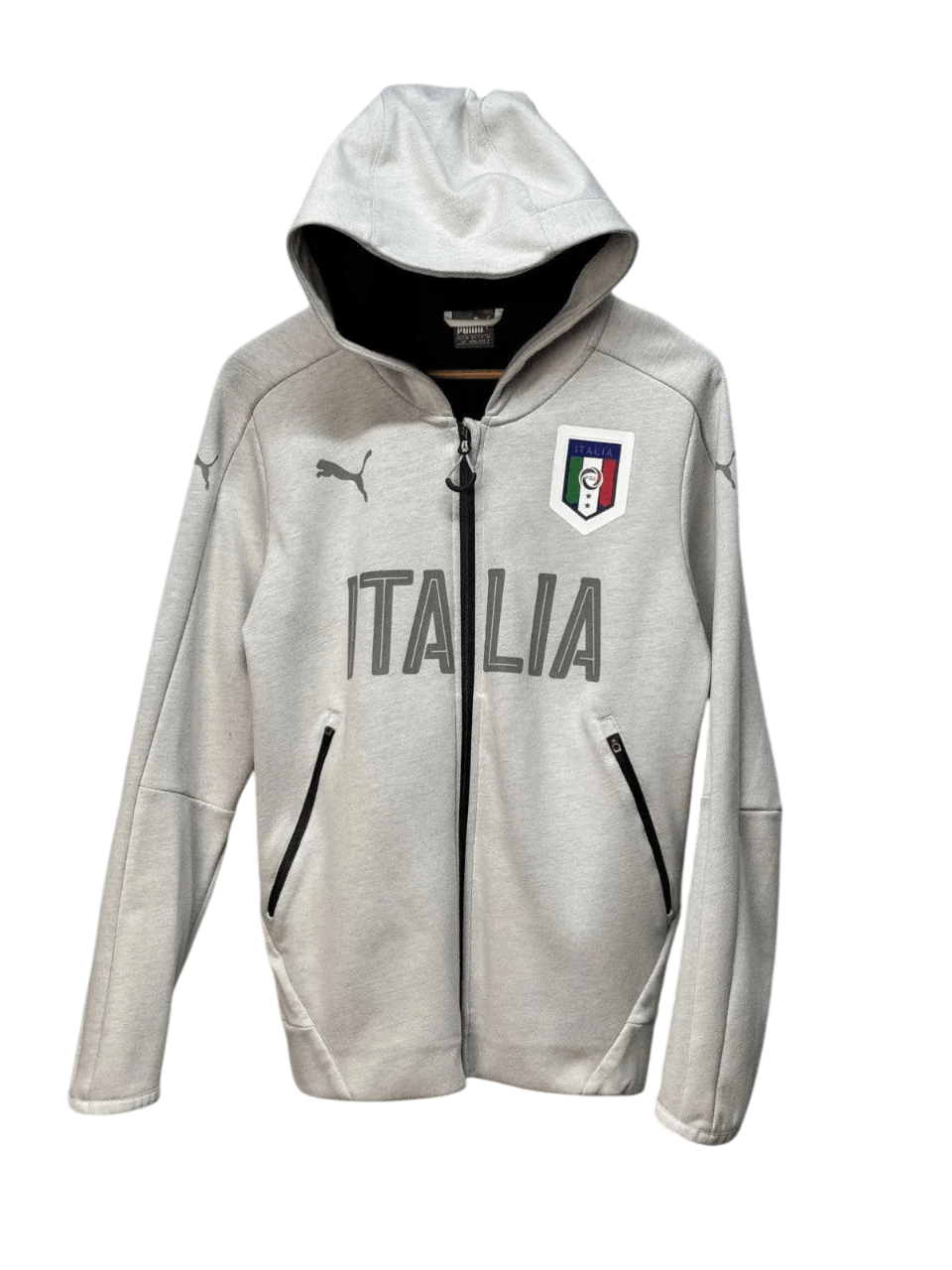 Nike Vintage Puma Italy Zip Hoodie Jersey Football Blockcore Size US S / EU 44-46 / 1 - 9 Thumbnail