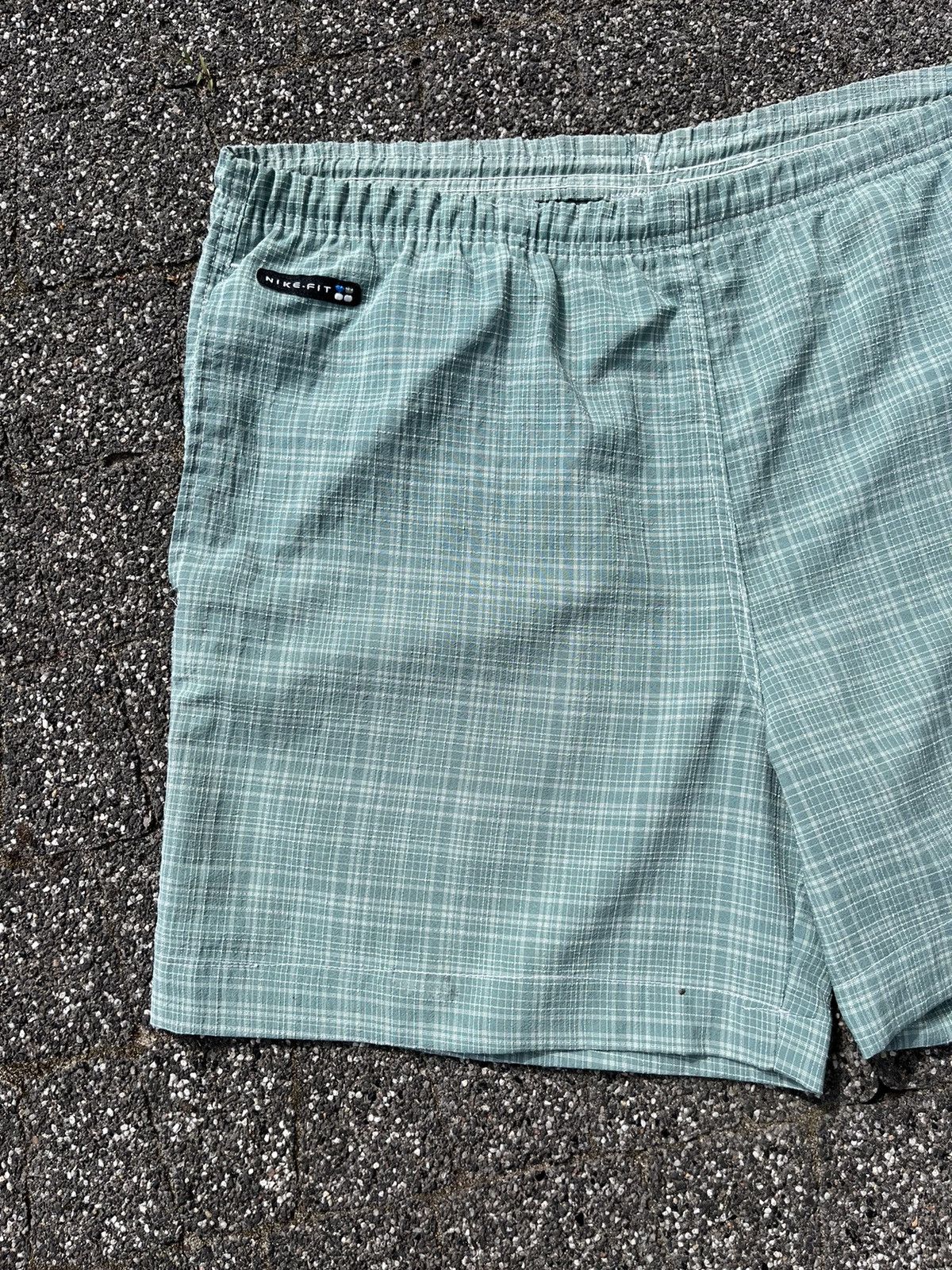 Nike × Vintage 🩳 Nike Challenge Court 90s Vintage Shorts Y2K Andre Agassi Size US 32 / EU 48 - 4 Thumbnail