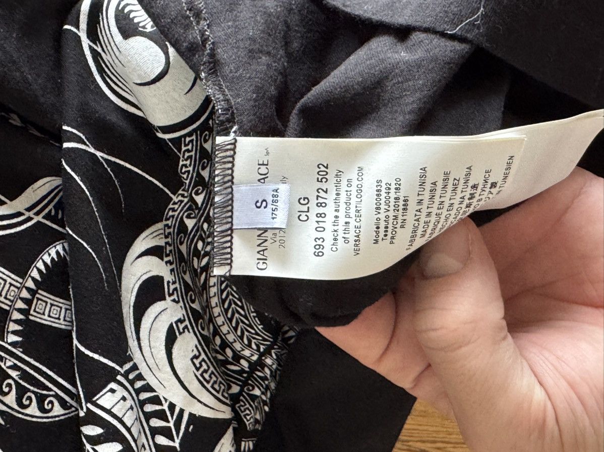Versace Versace Collection Black Baroque Print Tee Size US S / EU 44-46 / 1 - 4 Thumbnail