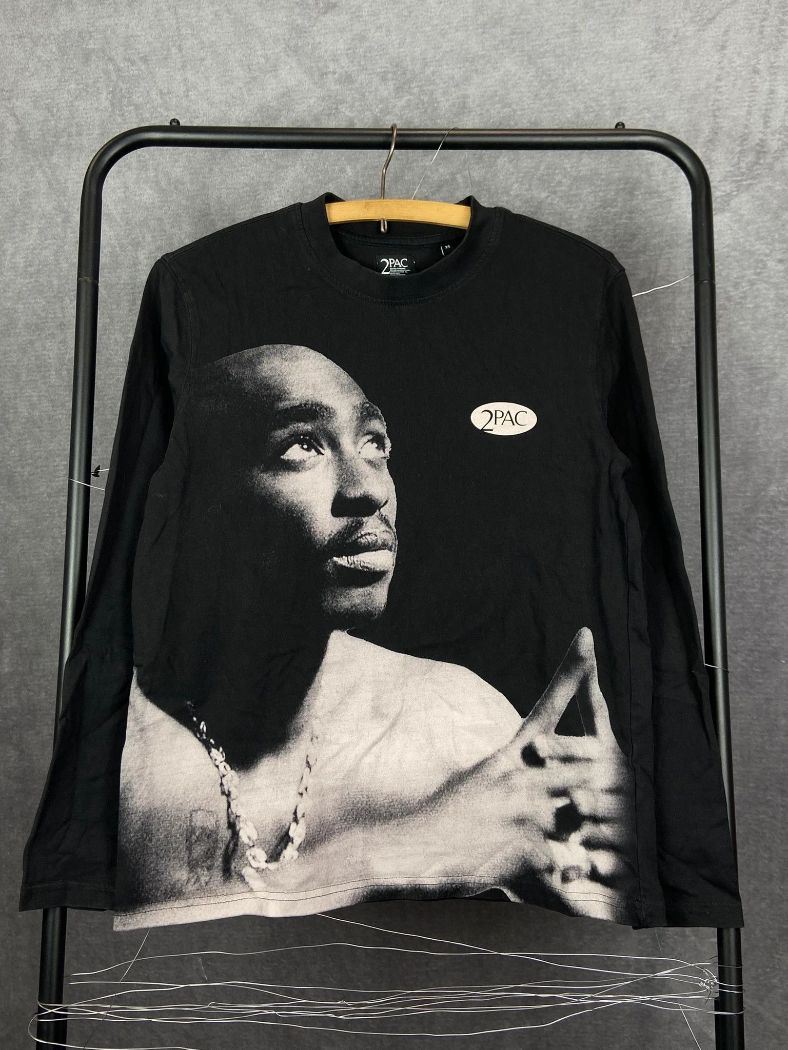 Vintage Tupac Bunker Corners Longsleeve T-Shirt White XS Size US XS / EU 42 / 0 - 1 Thumbnail