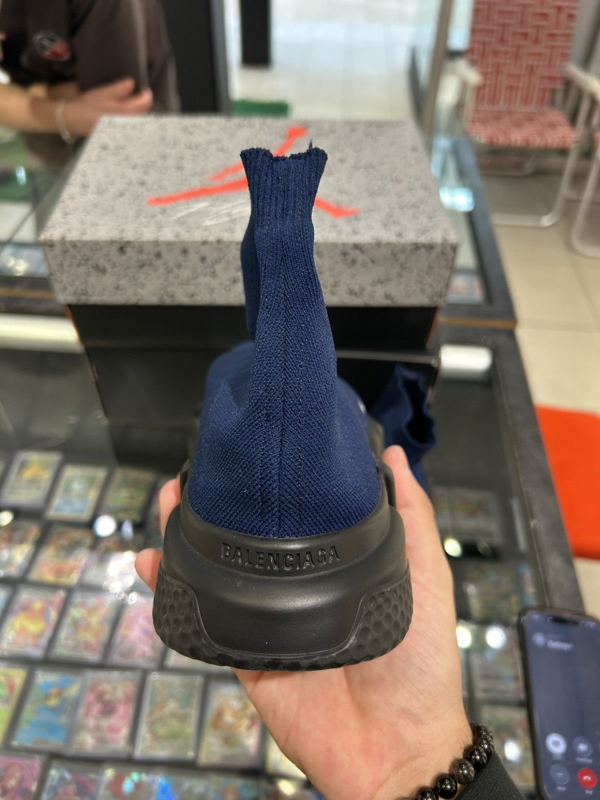 Balenciaga Balenciaga speed runner navy Size US 9 / EU 42 - 8 Thumbnail