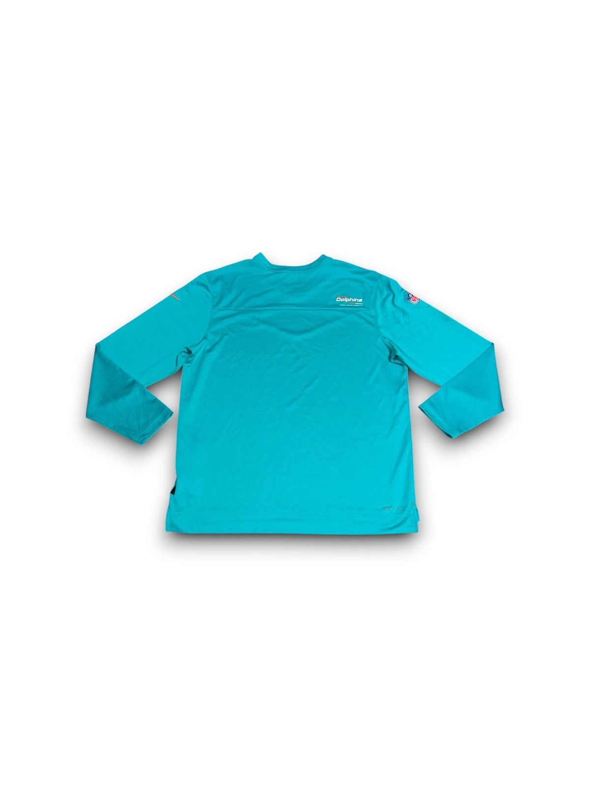 Nike Miami Dolphins Nike Dri-Fit Sideline Pullover Long Sleeve XL Size US XL / EU 56 / 4 - 3 Thumbnail