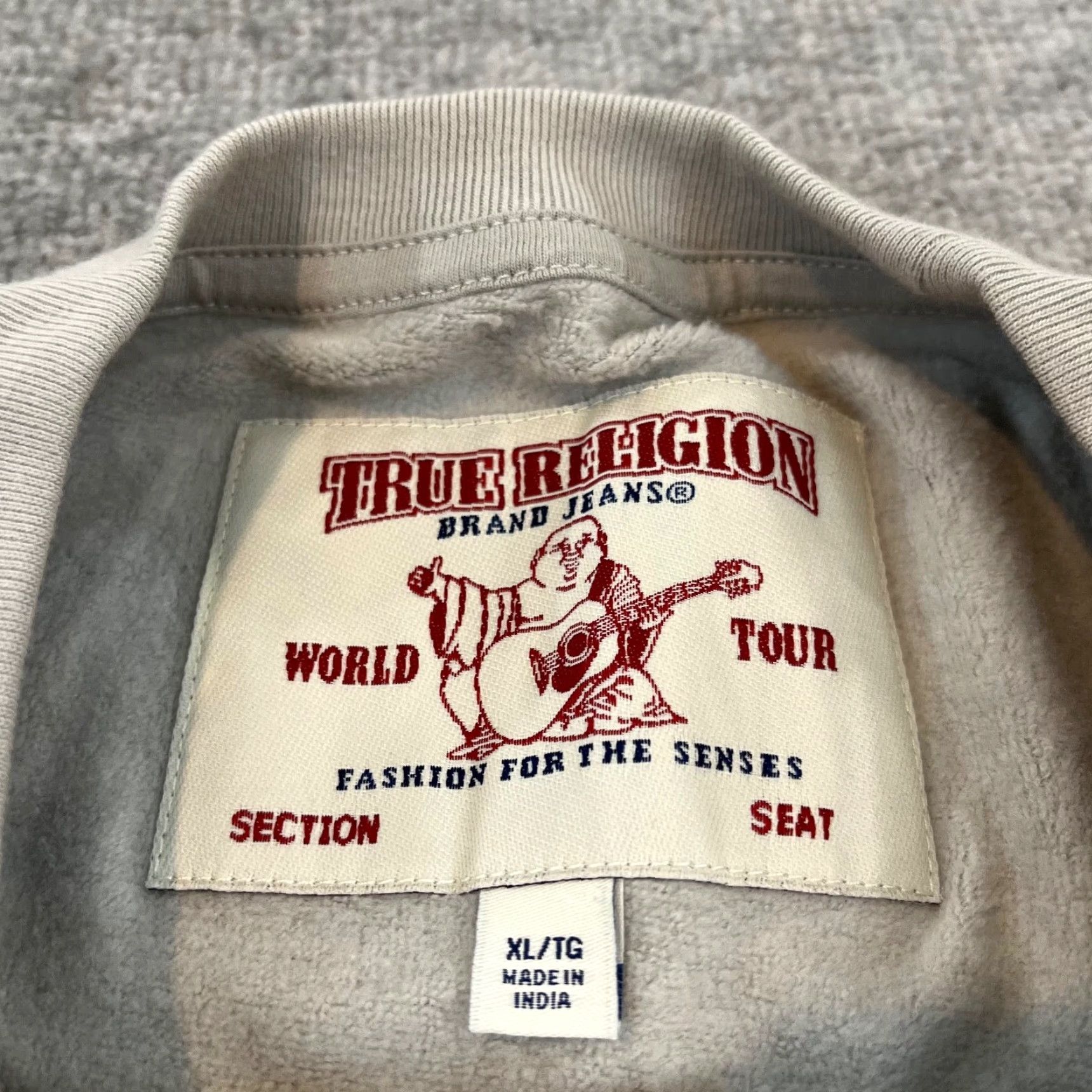True Religion TRUE RELIGION PULLOVER Jacket Mens XL Gray Camo Crewneck Streetwear Size US XL / EU 56 / 4 - 2 Thumbnail