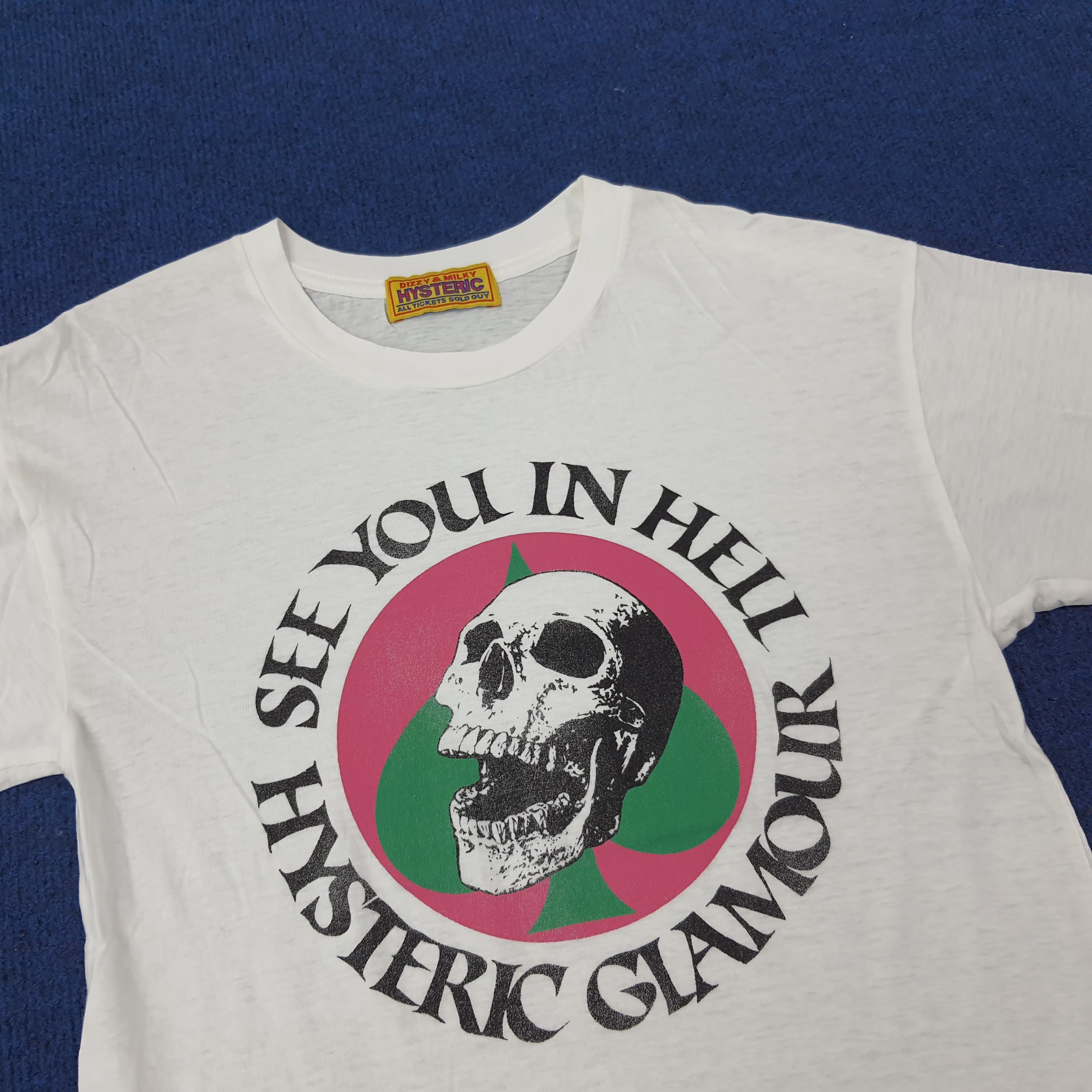 Hysteric Glamour Vintage Hysteric Glamour Japan Streetwear Tshirt C239N32 Size US S / EU 44-46 / 1 - 2 Thumbnail