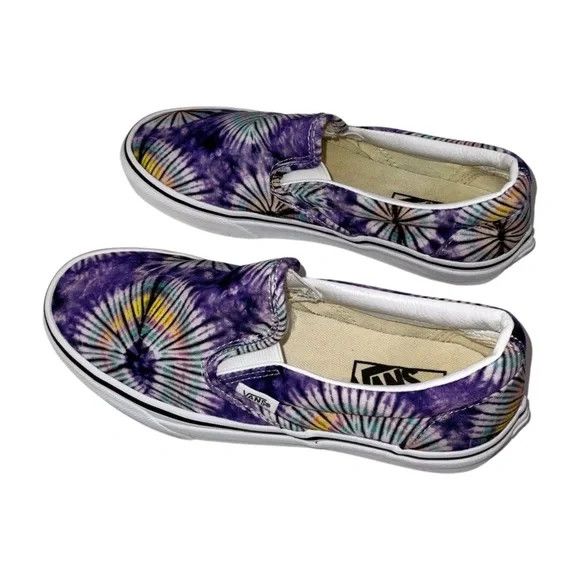 Vans purple tie fashion dye