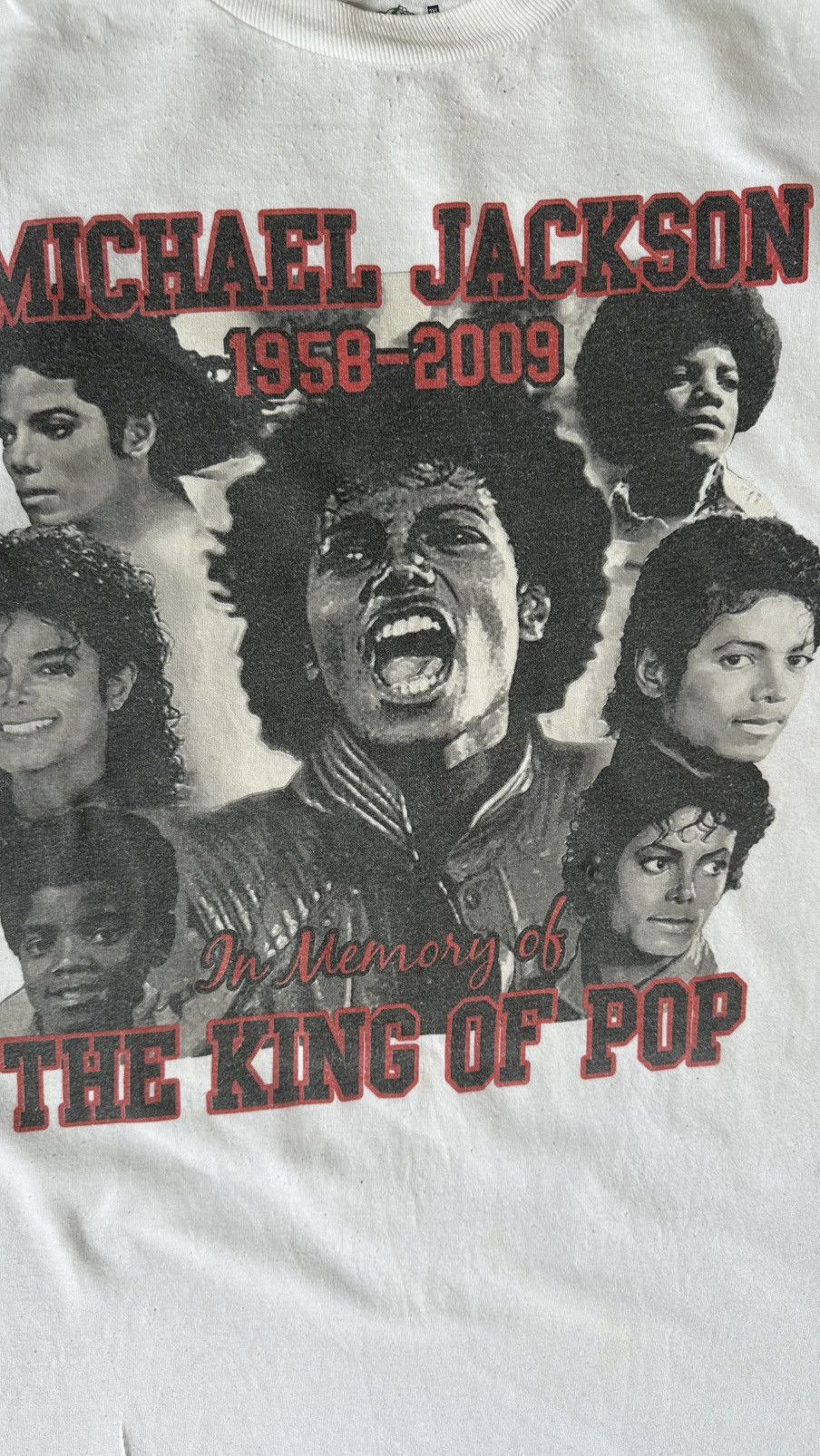 Fruit Of The Loom VINTAGE MICHAEL JACKSON TRIBUTE TEE Size US XXL / EU 58 / 5 - 2 Thumbnail