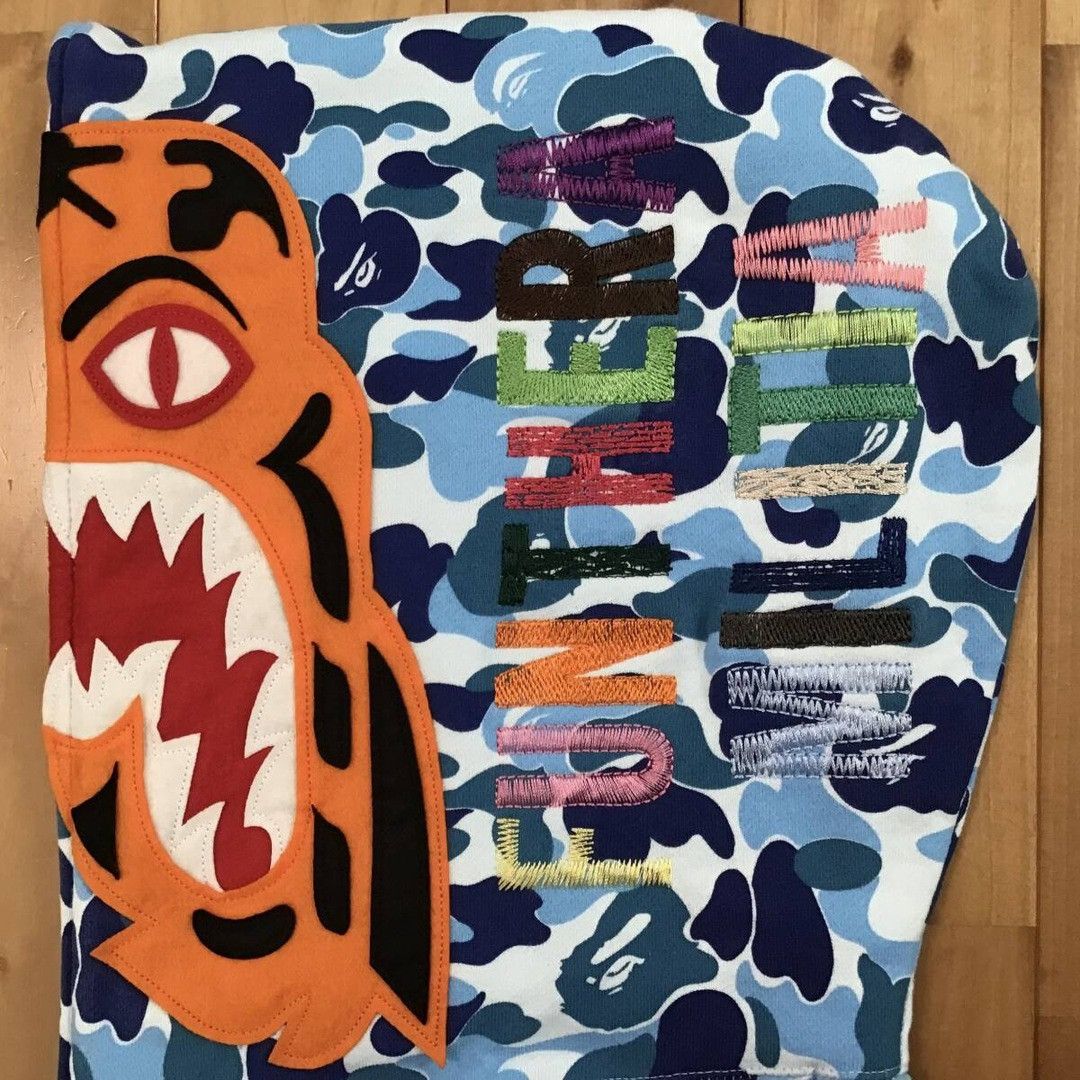 Bape BAPE ABC camo Blue Tiger full zip hoodie a bathing ape Size US M / EU 48-50 / 2 - 5 Thumbnail