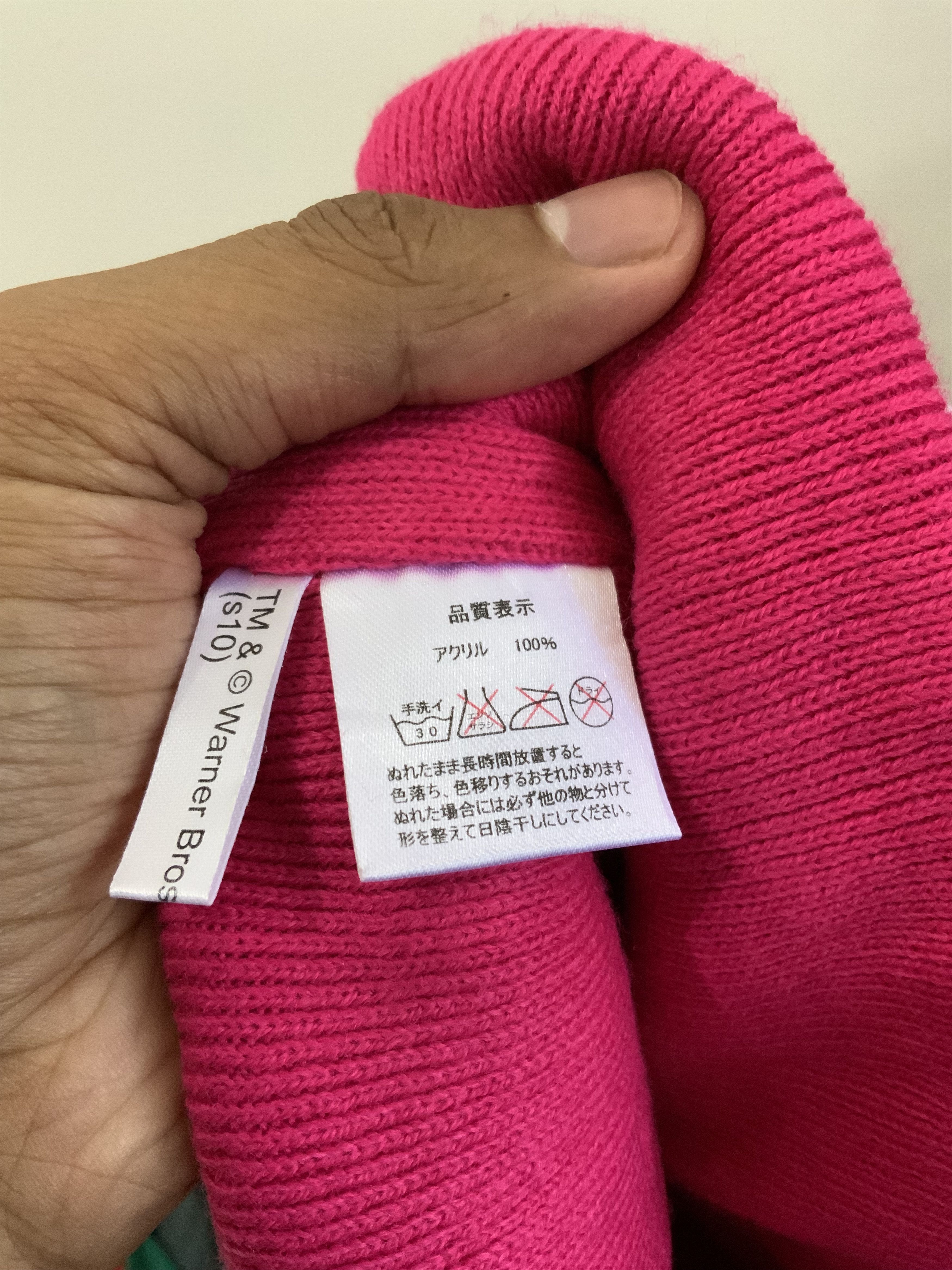 Warner Bros Tweety Warner Bros Pink Beanie Hat Size ONE SIZE - 9 Thumbnail