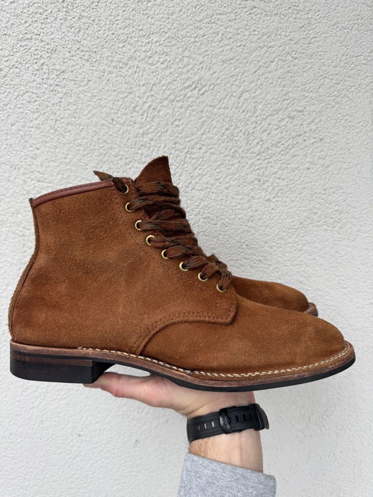 WESCO Wesco X Iron Heart Jonhannes Suede Brown Boots Size 10D Size US 11 / EU 44 - 2 Thumbnail