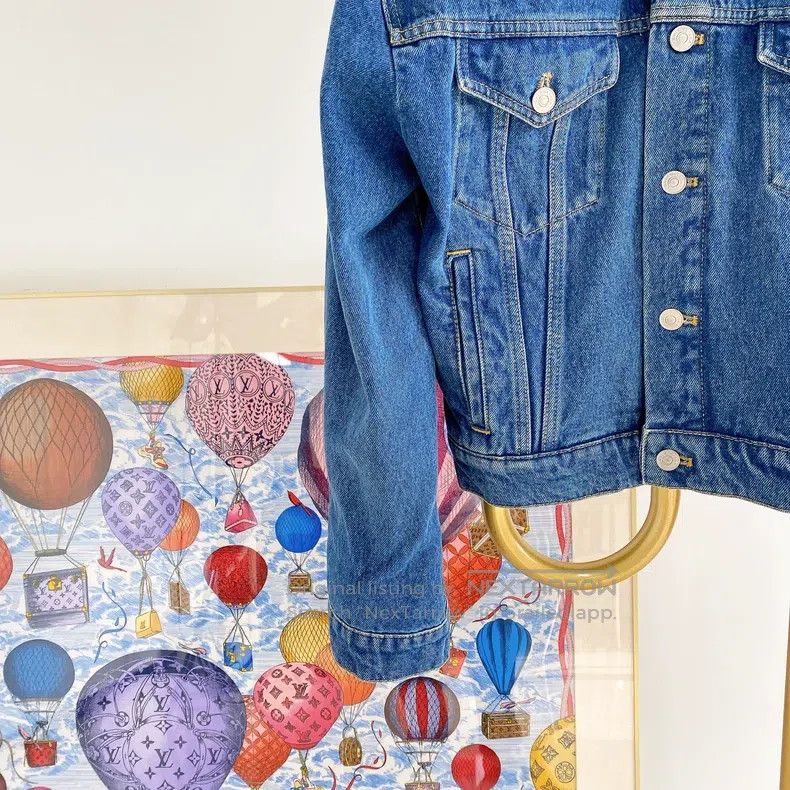 Balenciaga Balenciaga Blue Denim Jacket Size XS / US 0-2 / IT 36-38 - 4 Thumbnail