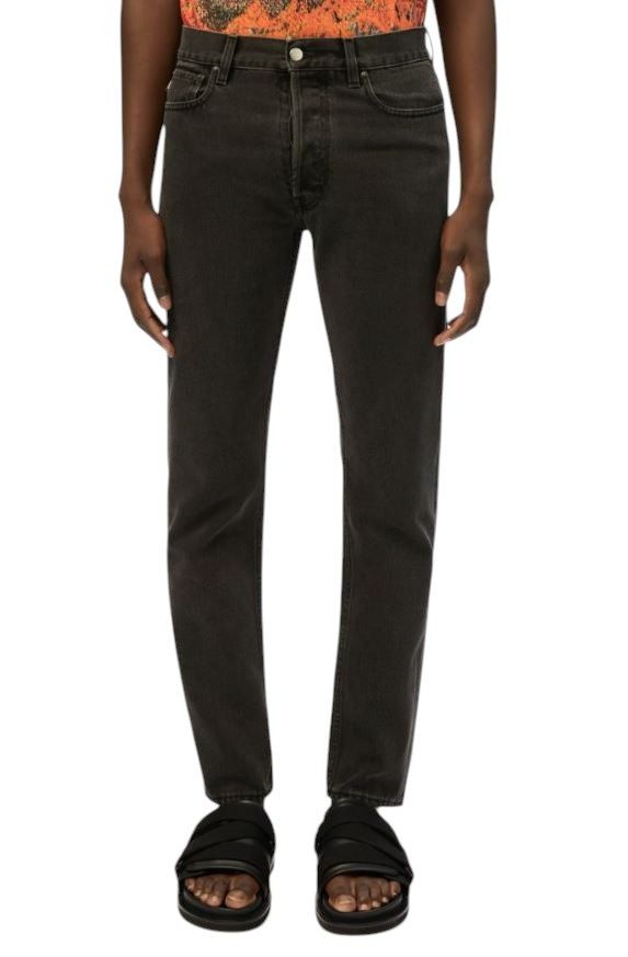 Ambush Design WKSP W31 Black Button 5-Pocket Denim Jeans 86794 Size US 31 - 1 Thumbnail