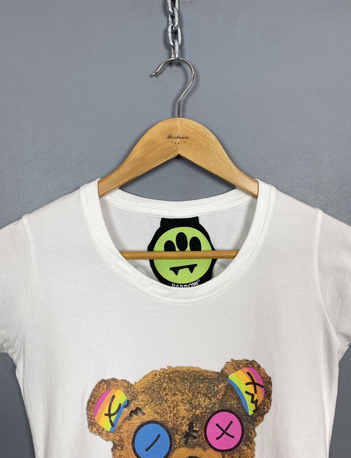 Barrow Barrow Teddy Bear White Graphic Print Short Sleeve T-shirt Size XL / US 12-14 / IT 48-50 - 2 Thumbnail