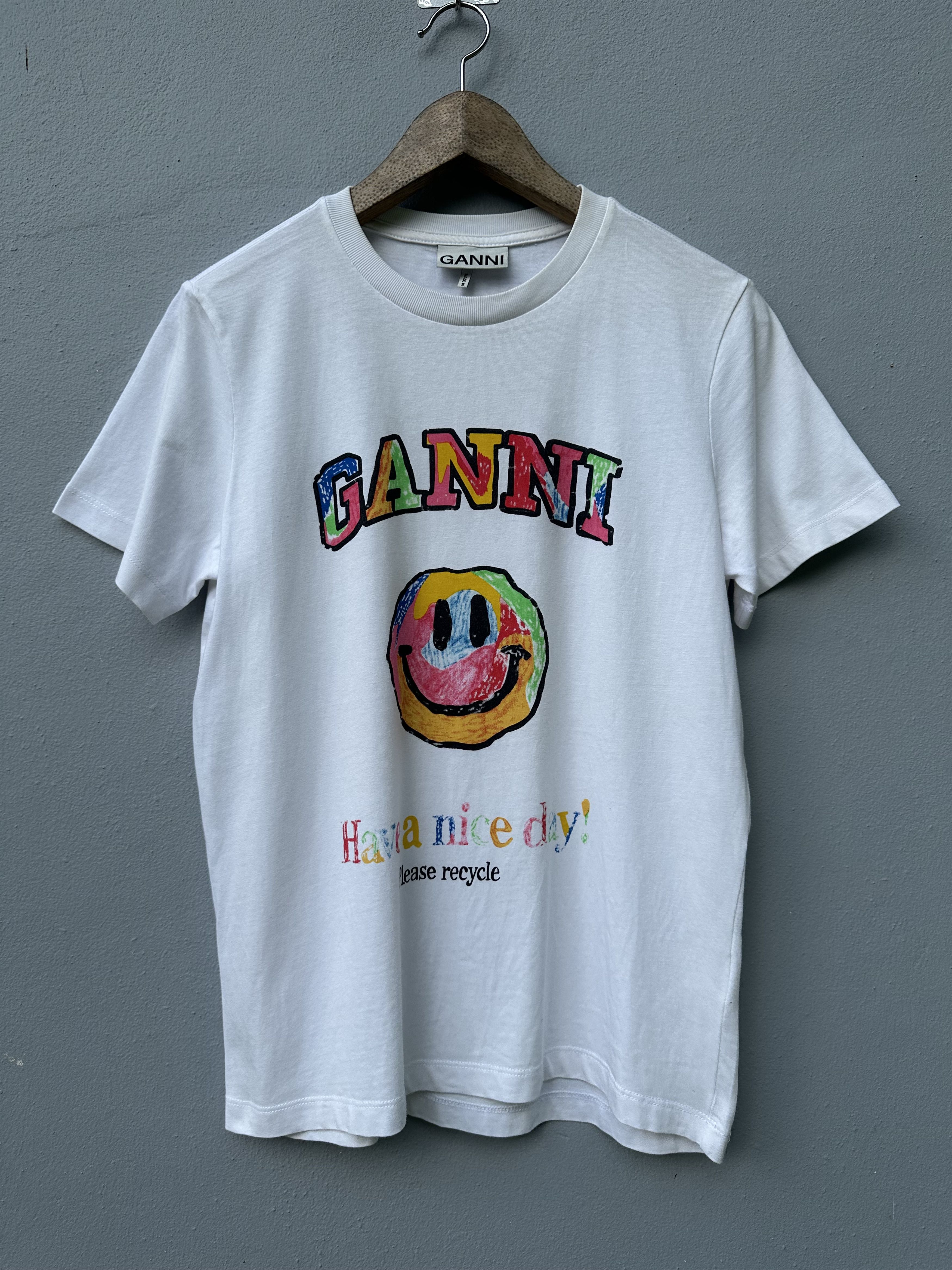Ganni Ganni Have A Nice Day Please Recycle Size XXS / US 00 / IT 34 - 1 Thumbnail