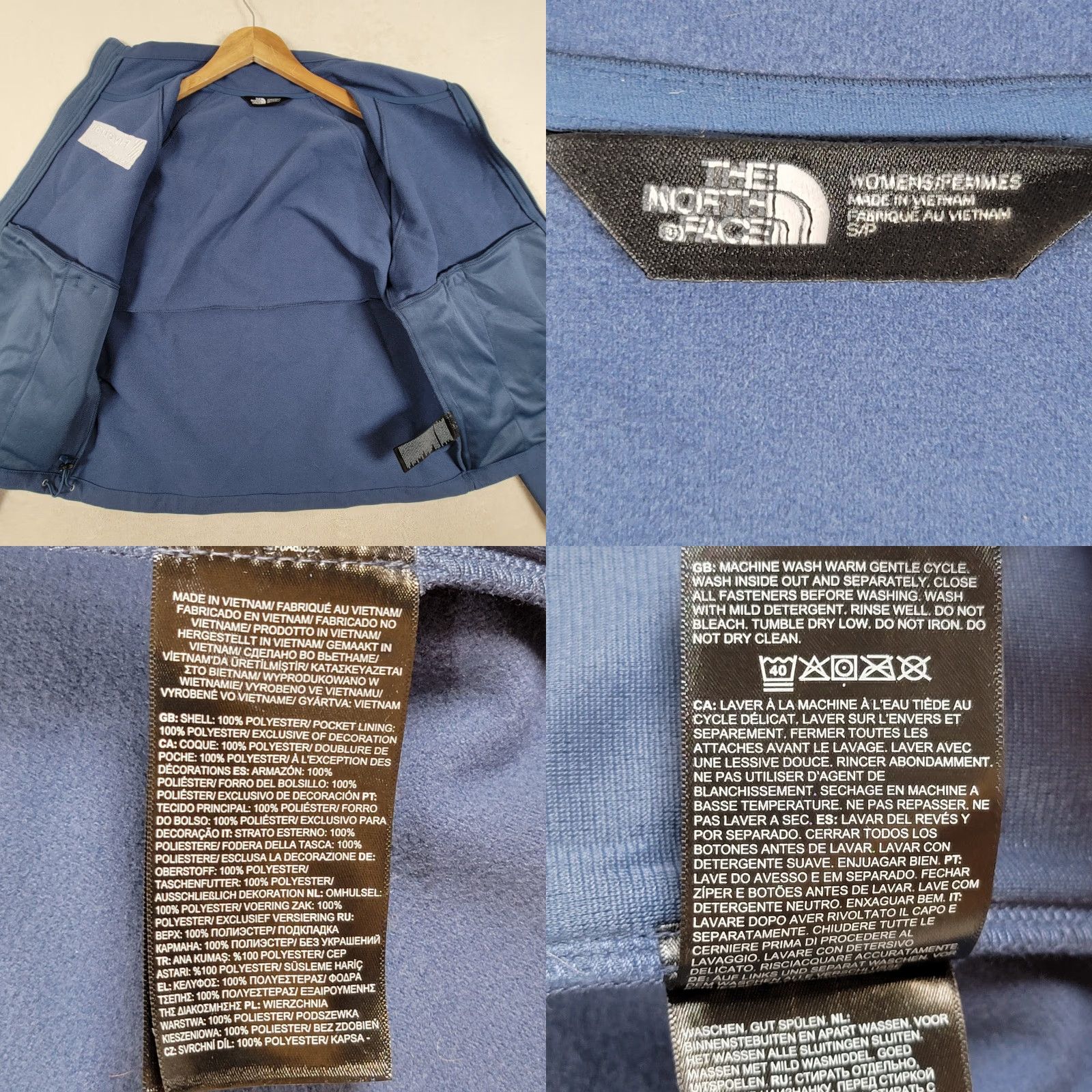 The North Face The North Face Softshell Jacket Men M Navy Blue Full Zip Up Winter Fall Spring Size US M / EU 48-50 / 2 - 10 Thumbnail