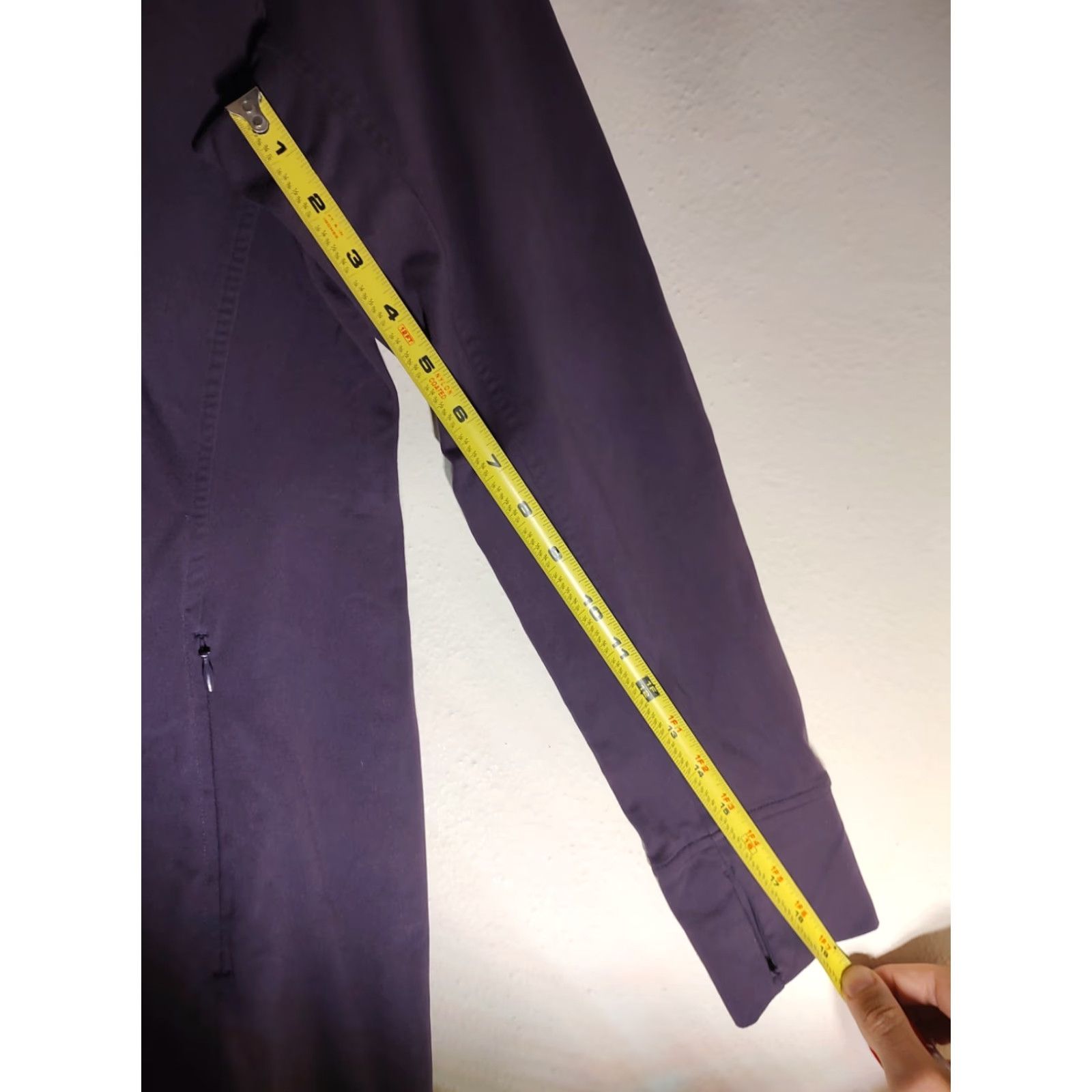 Duluth Trading Company Duluth Trading Co. Womens Tunic Hoodie 1/4 Zip Long Sleeve Purple Blue Knit Cotton Polyester Hooded Regular M Adult Womens Size M / US 6-8 / IT 42-44 - 6 Thumbnail
