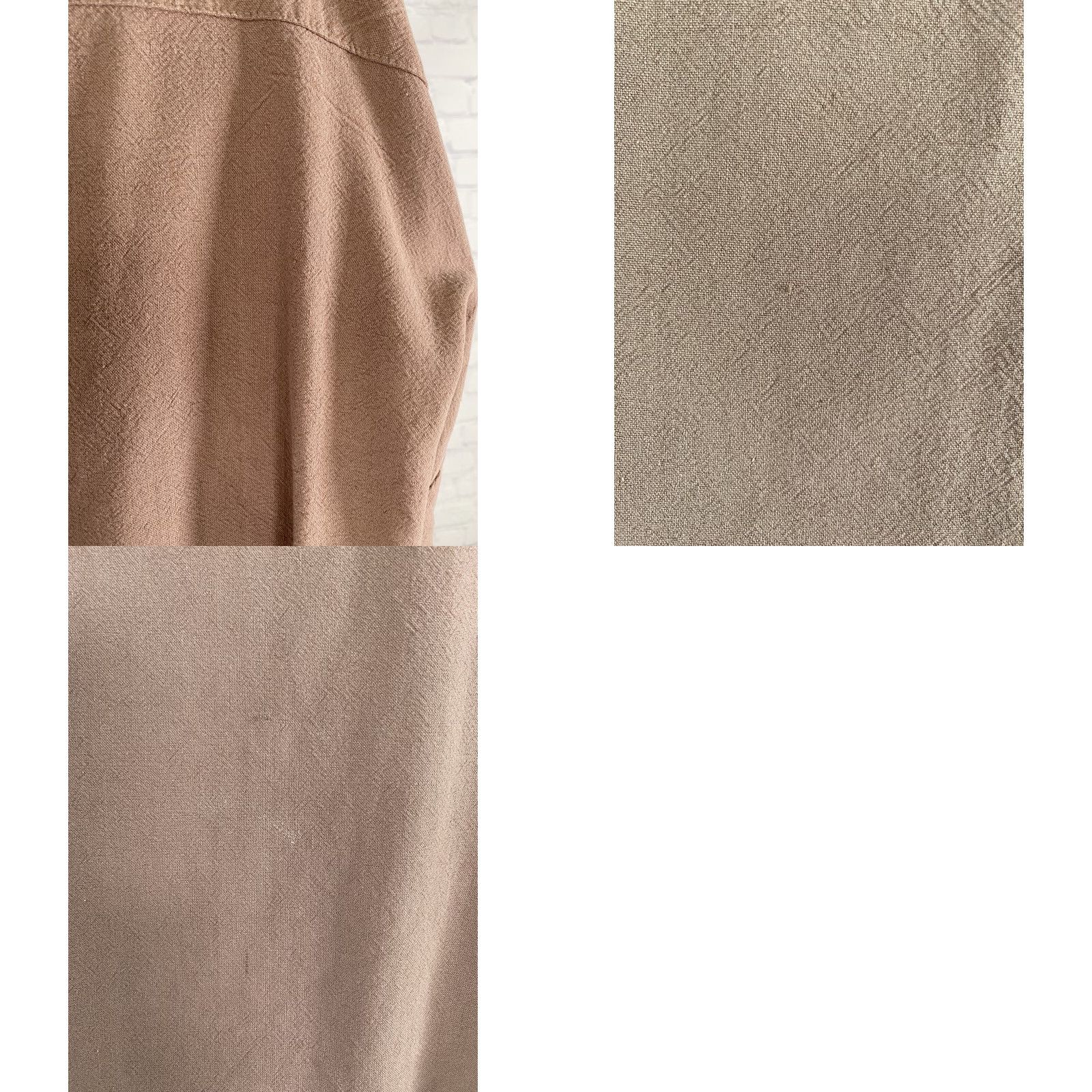 Vintage Ecupper Brown Short Sleeve Button-Up Pockets M Medium Shirt Women Regular Size 32" / US 10 / IT 46 - 9 Thumbnail