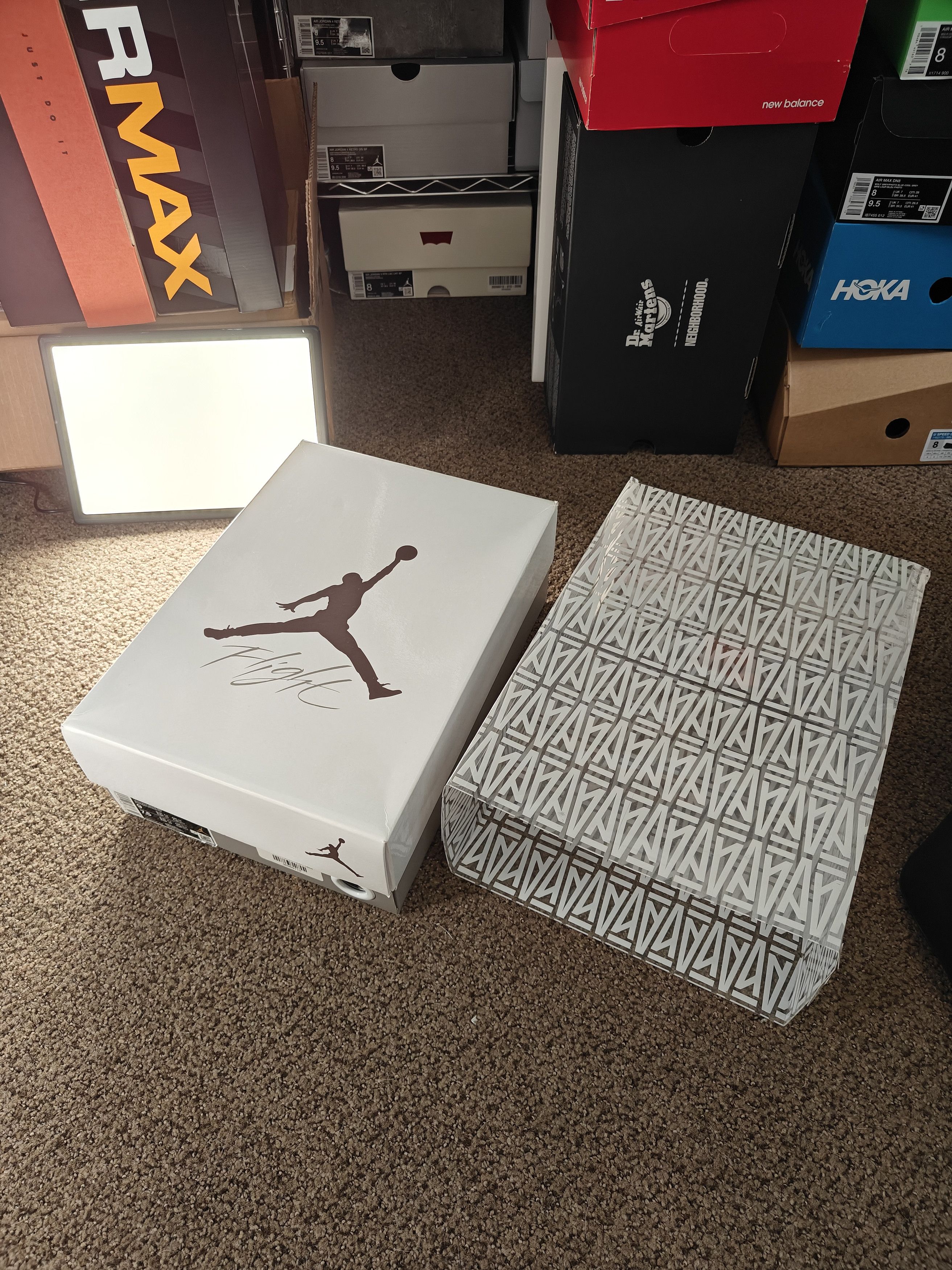A Ma Maniere × Jordan Brand Jordan 3 x a ma maniere violet ore 9w/7.5m - worn twice! Size US 7.5 / EU 40-41 - 10 Thumbnail