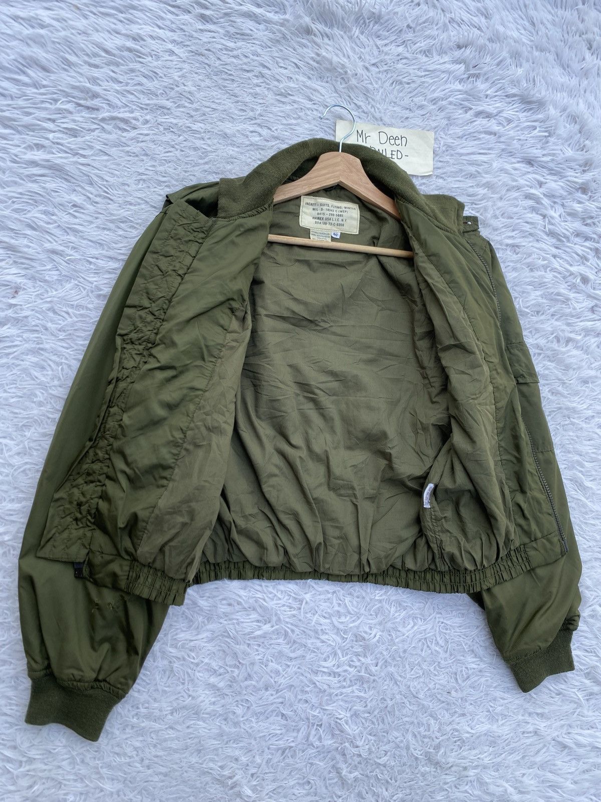 Avirex Vintage Scovill Green US Avirex Army Nylon Bomber Jacket Size US M / EU 48-50 / 2 - 6 Thumbnail