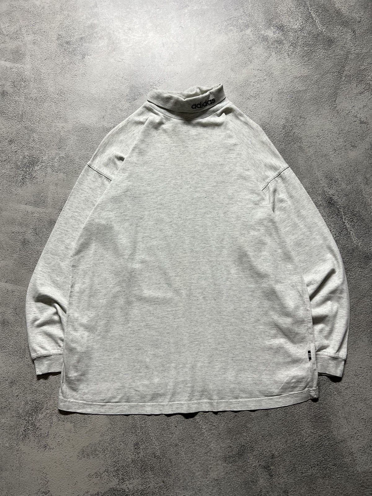 Vintage Vintage Y2k Adidas 🩶 Mock Neck Long Sleeve 90’s Size US M / EU 48-50 / 2 - 3 Thumbnail