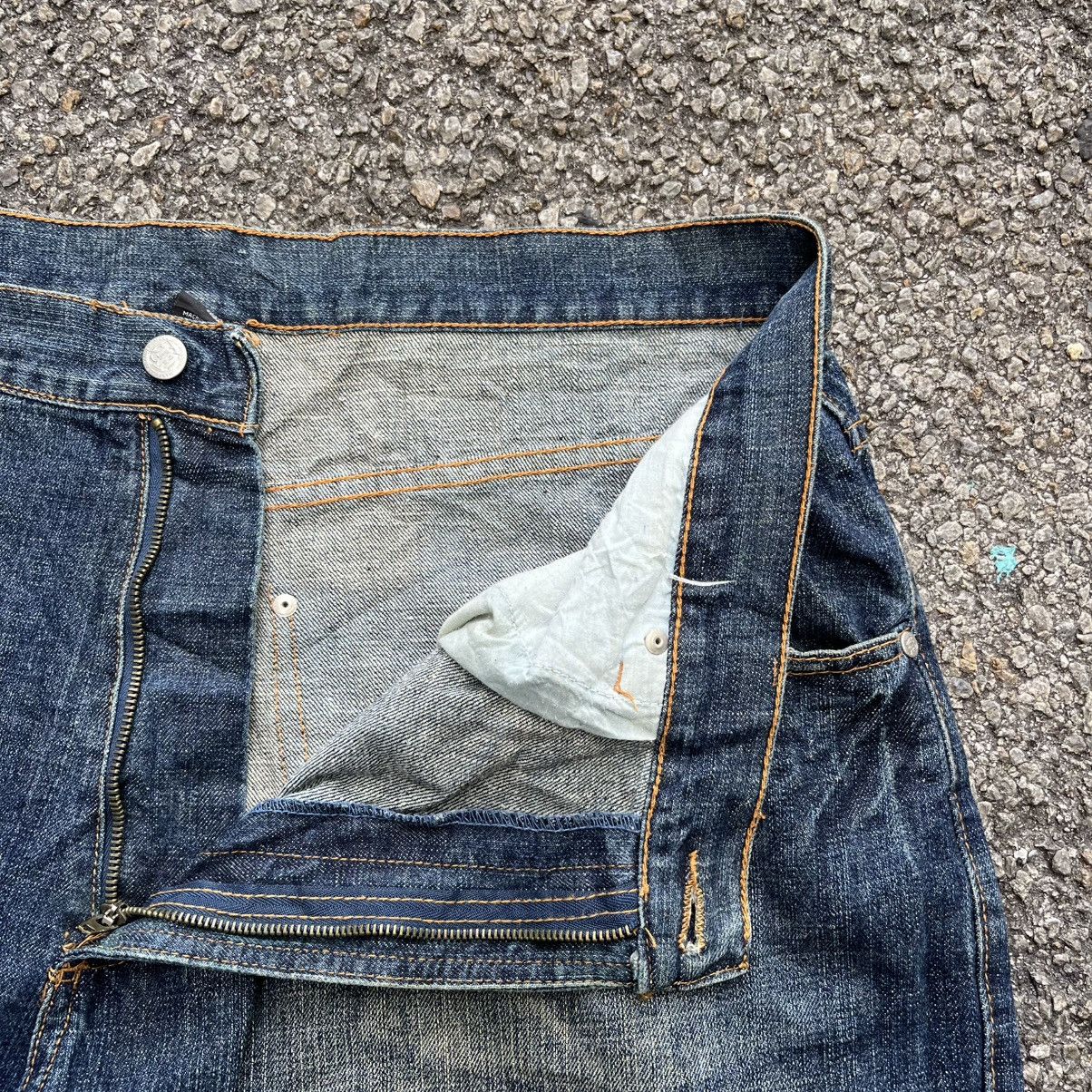 Southpole RARE Vintage Y2K Makaveli Tupac Baggy Denim Printed Jeans Size US 40 / EU 56 - 7 Thumbnail