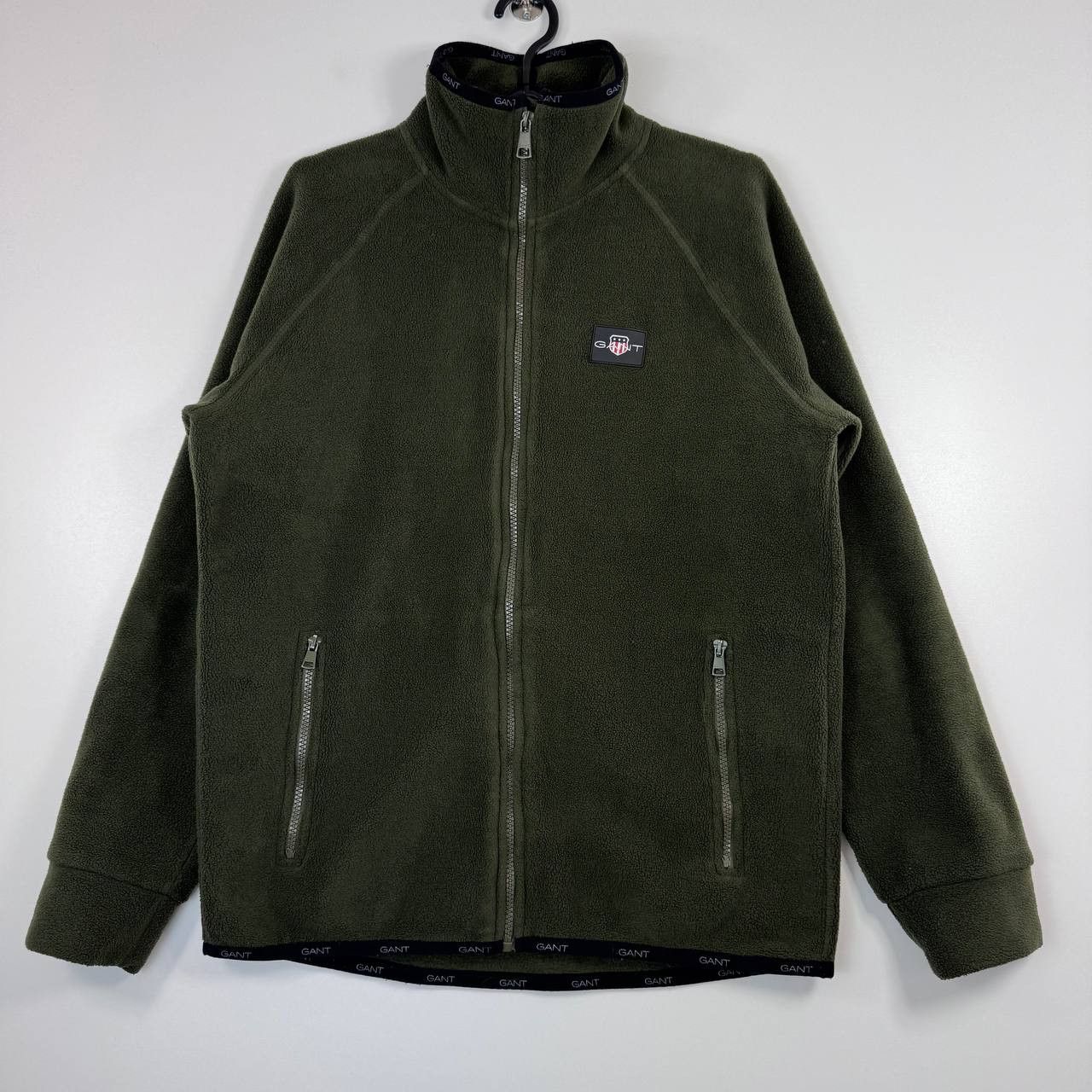 Gant Gant Fleece Jacket Mens Green Full Zip Sweater Outdoor M Size US M / EU 48-50 / 2 - 1 Thumbnail