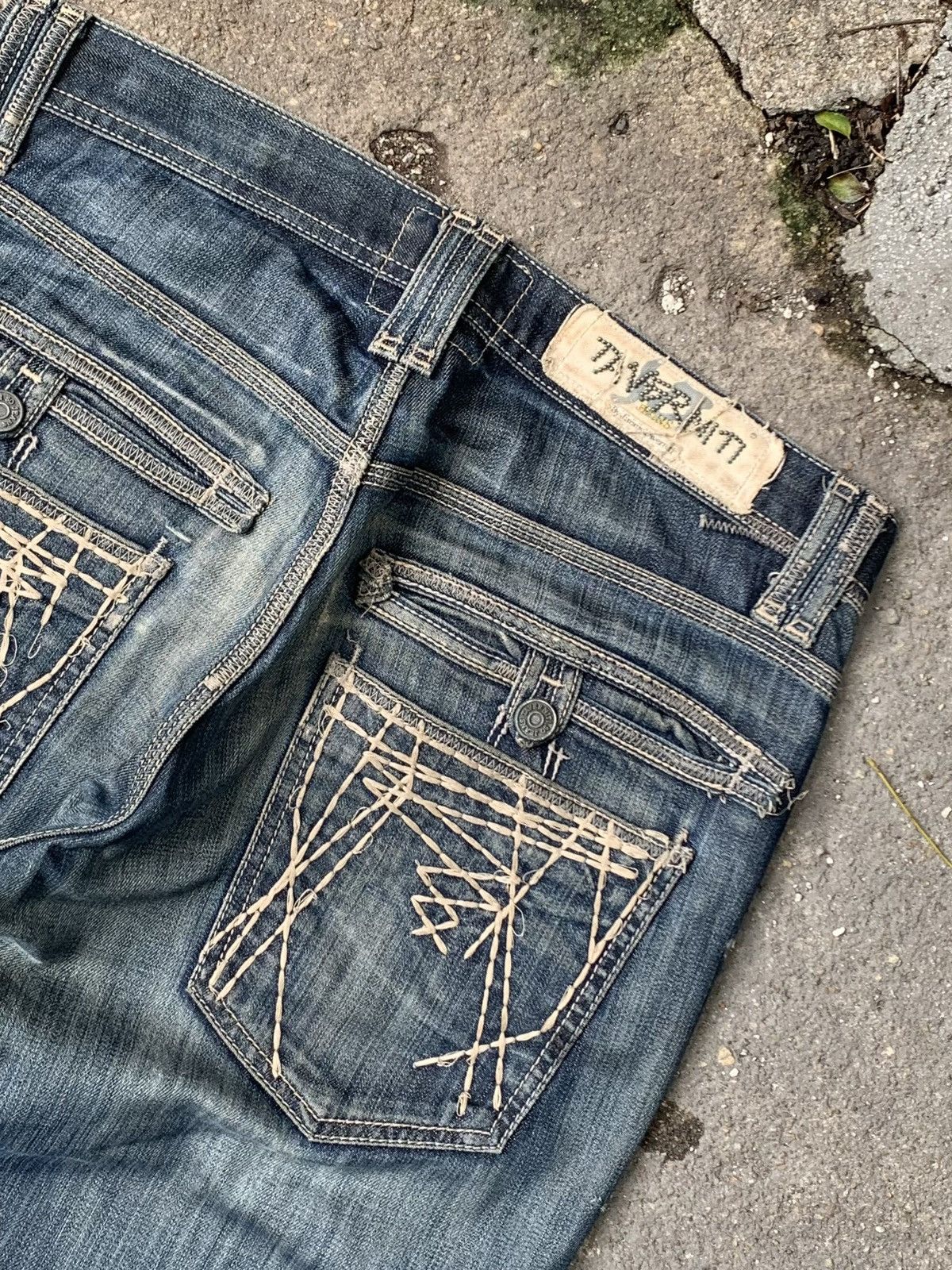 Japanese Brand × Vintage Vintage Meg Punk 19 Taverniti Jeans Size US 34 / EU 50 - 1 Thumbnail