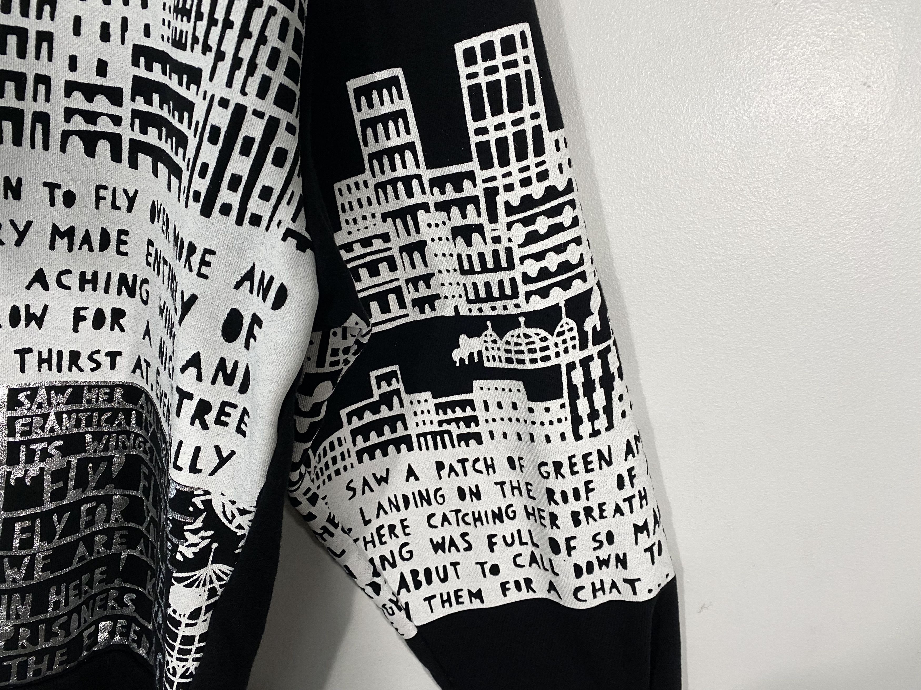 Juun.J Rob Ryan by Juun.J Oversized Poem Crewneck Black Size US S / EU 44-46 / 1 - 5 Thumbnail