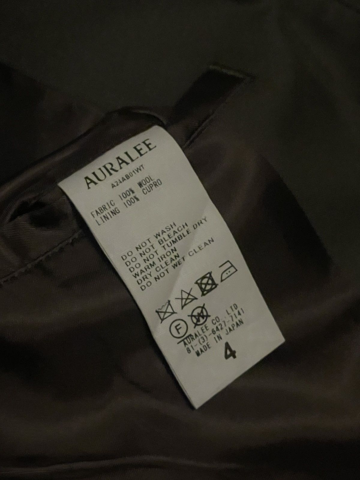 Auralee Auralee Tropical Wool Zip Blouson Size US M / EU 48-50 / 2 - 4 Thumbnail