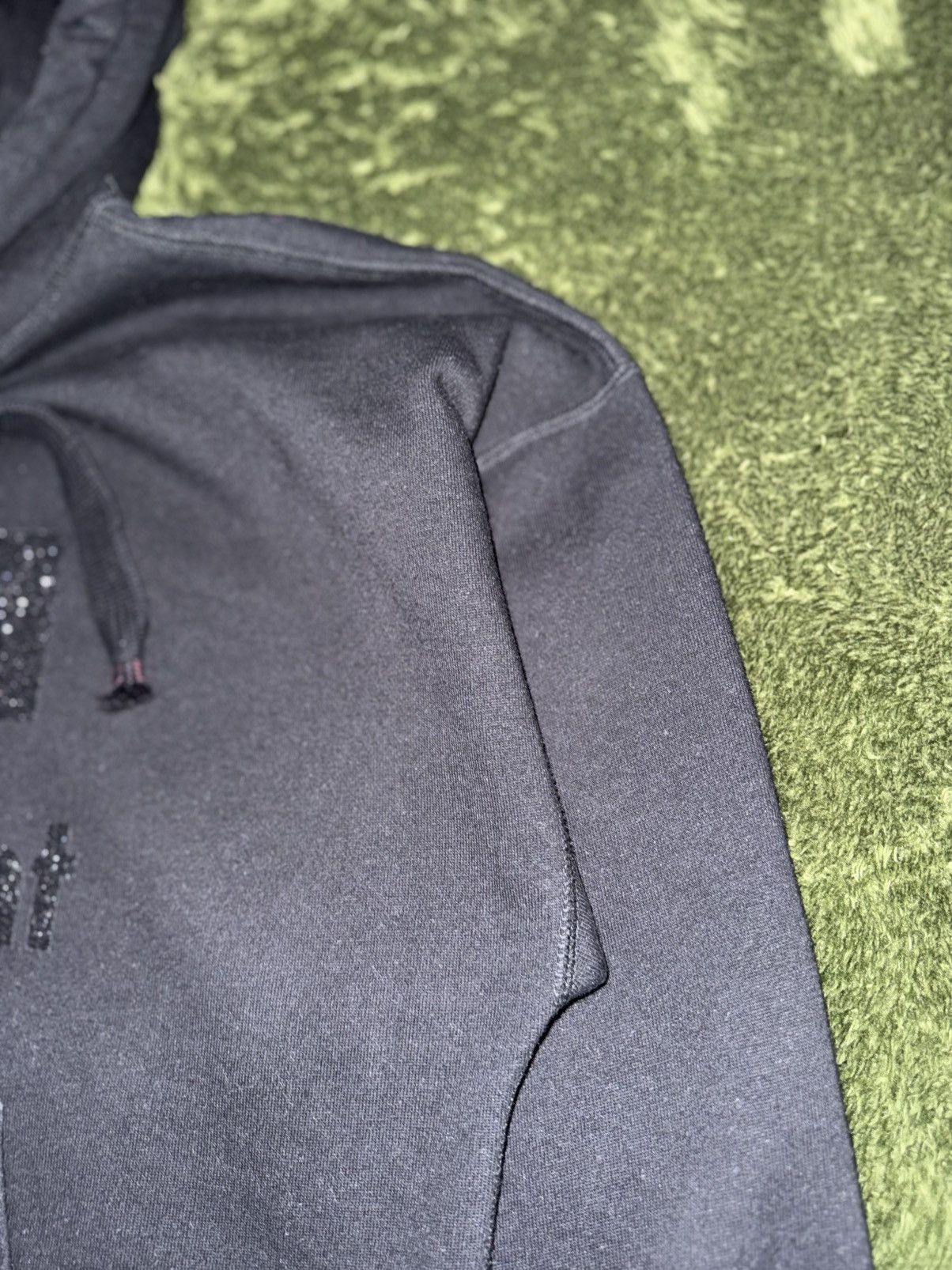 Isabel Marant Etoile [34] Isabel Marant Étoile Mancel Glitter Logo Hoodie Black Size XS / US 0-2 / IT 36-38 - 4 Thumbnail